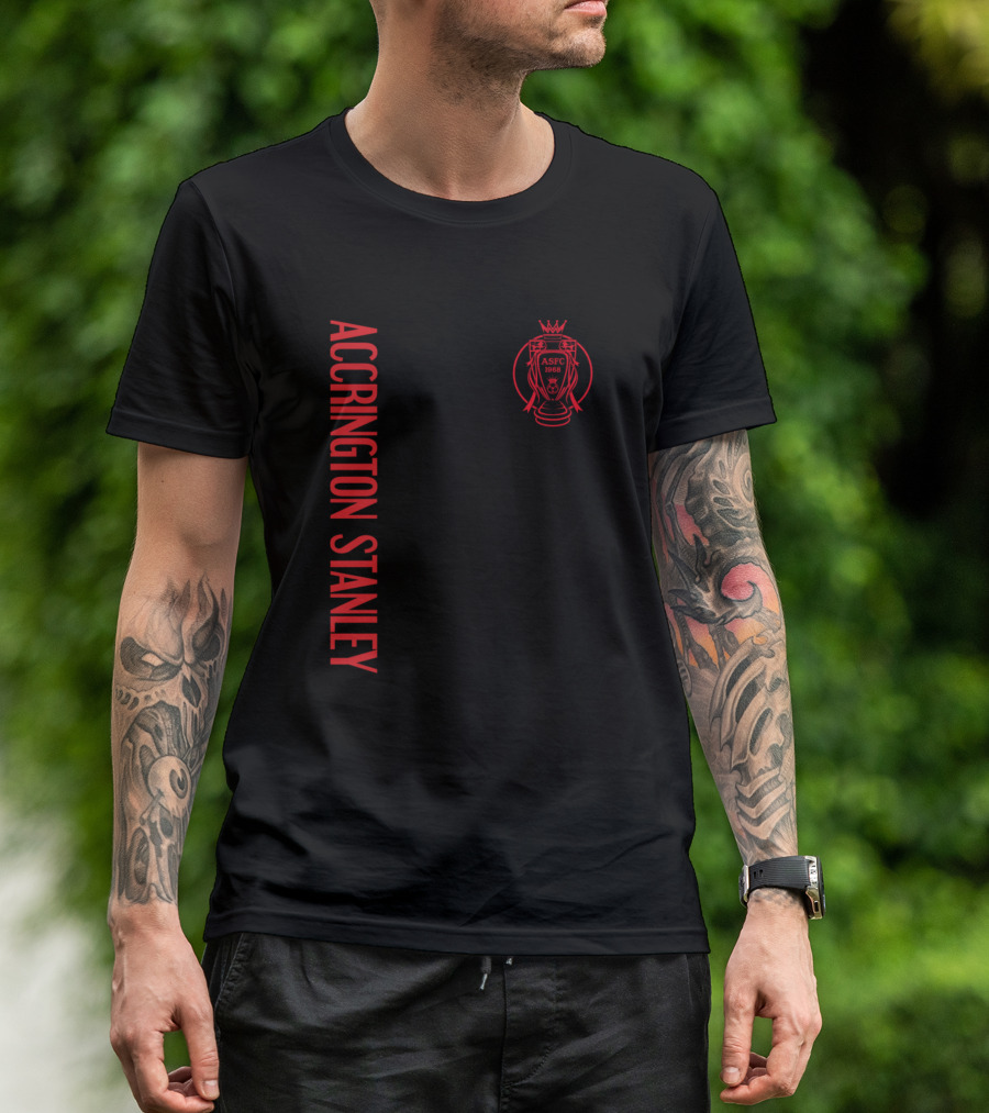 Accrington Stanley ASFC 1968 Football Club Crest T-Shirt