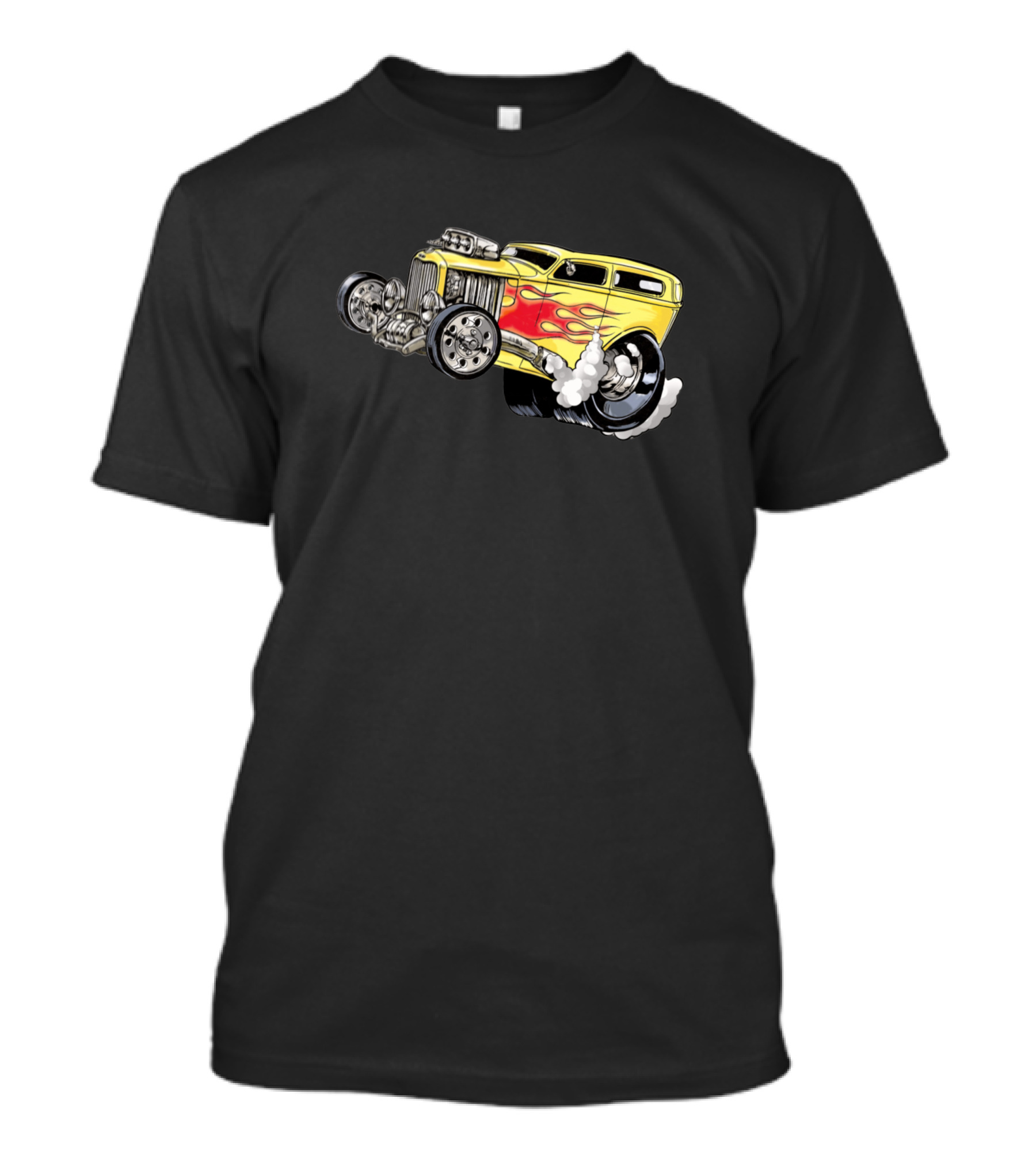 American Hot Rod Car Flames Classic T-Shirt