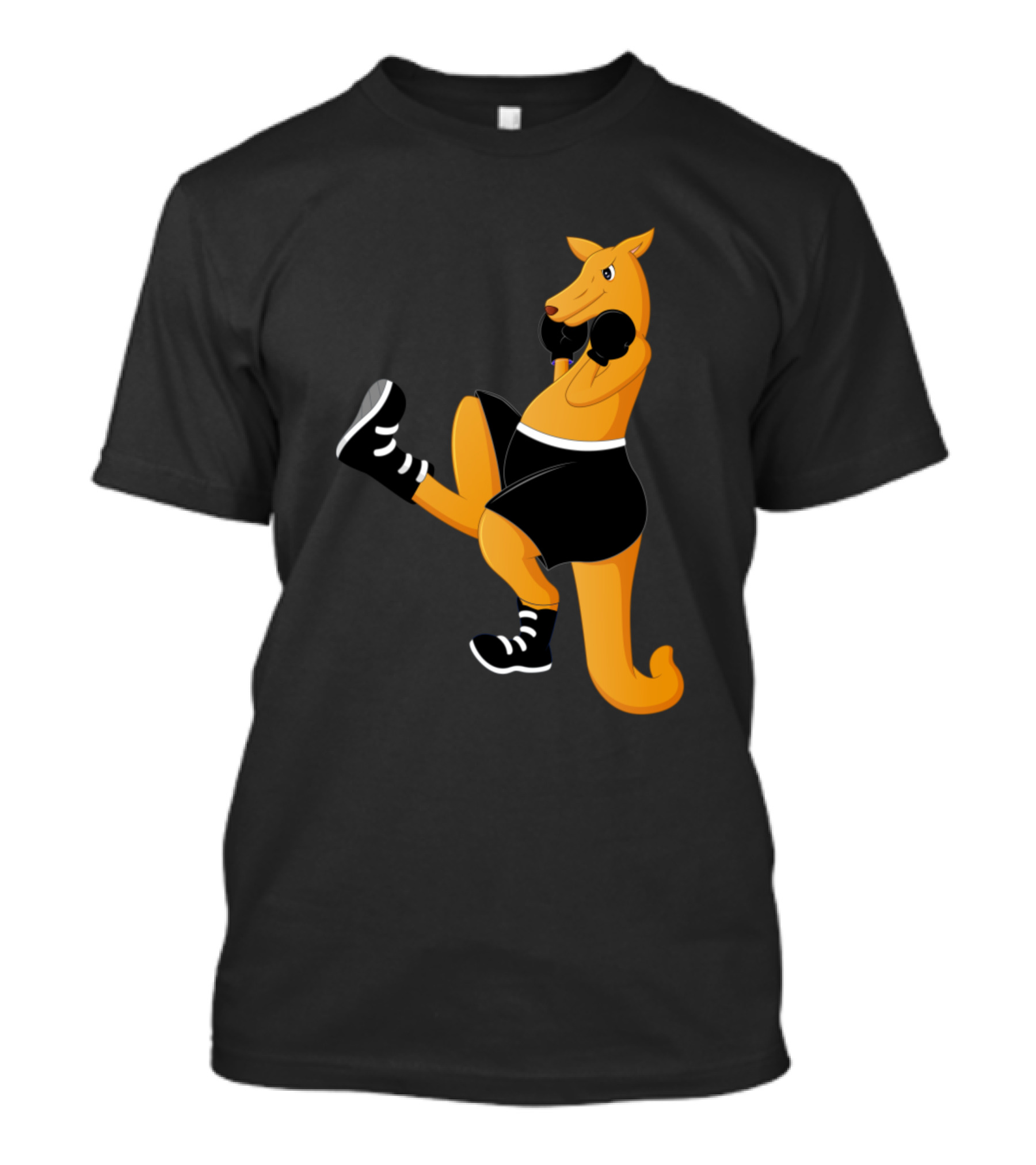 Boxing Kangaroo Champion Kick Sportswear T-Shirt