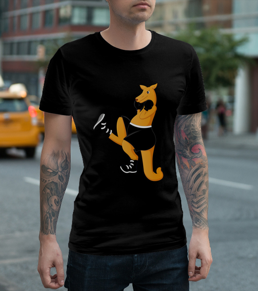 Boxing Kangaroo Champion Kick Sportswear T-Shirt
