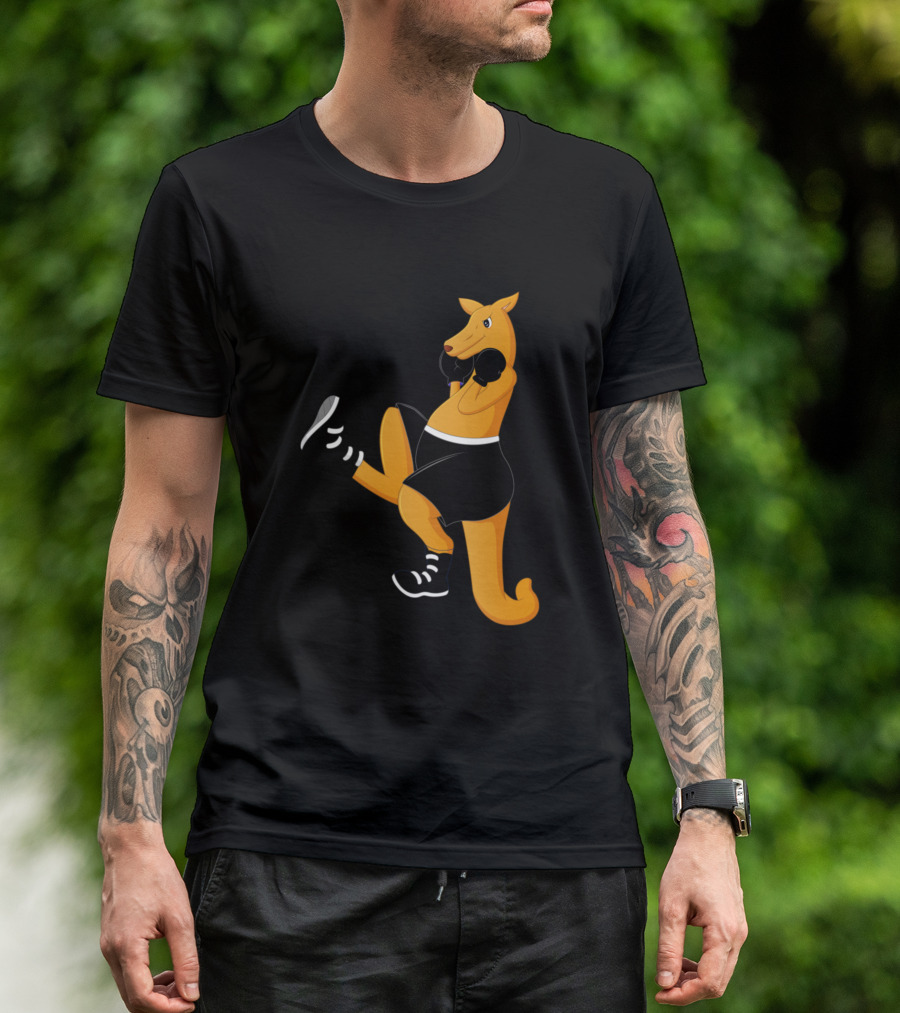 Boxing Kangaroo Champion Kick Sportswear T-Shirt