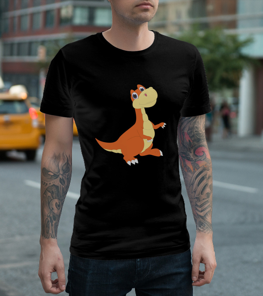 Cartoon Dino Dinosaur Motif for Children T-Shirt