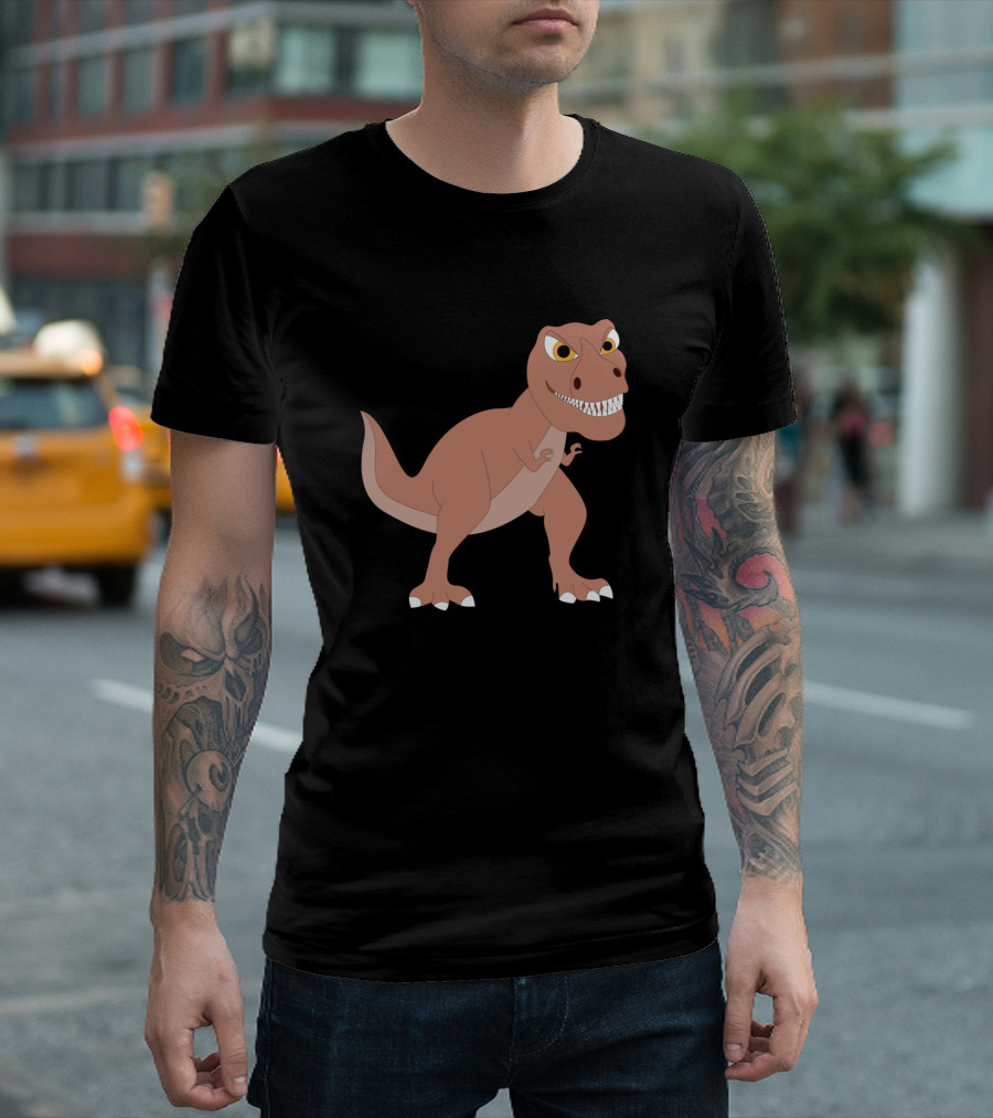 Cartoon Dino T-Rex Dinosaur Kids Rex T-Shirt