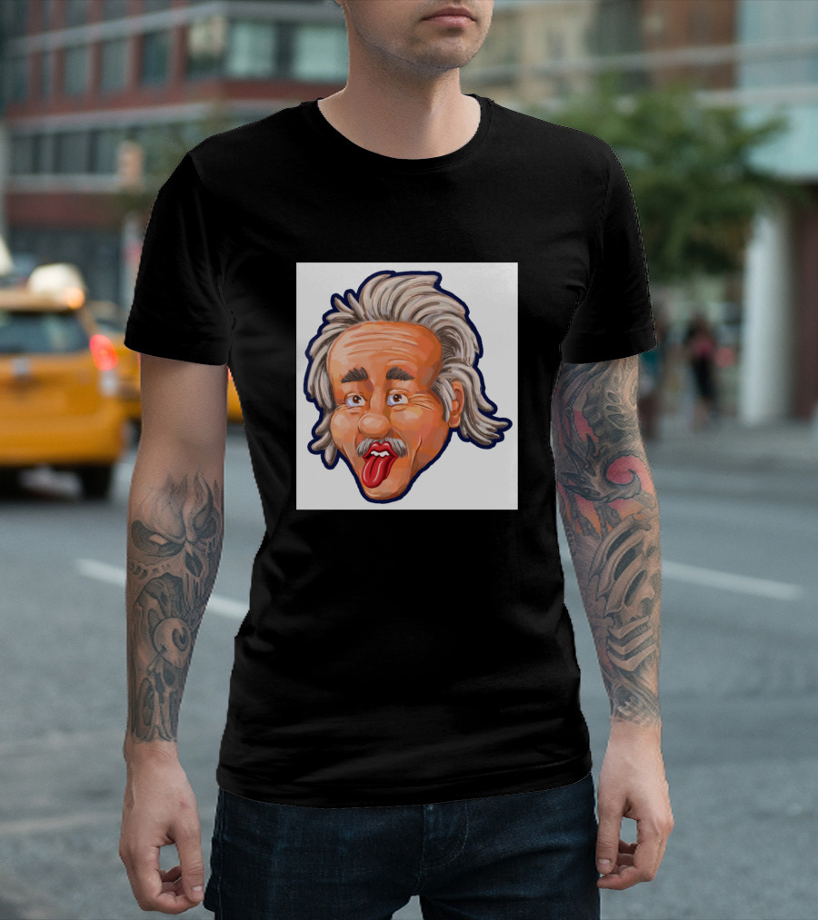 Einstein Tongue Face T-Shirt