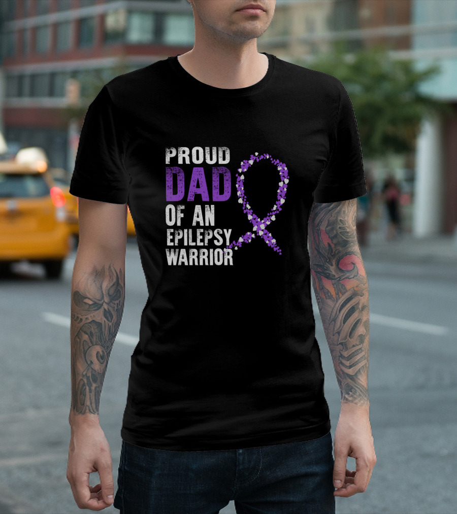 Proud Dad of an Epilepsy Warrior T-Shirt