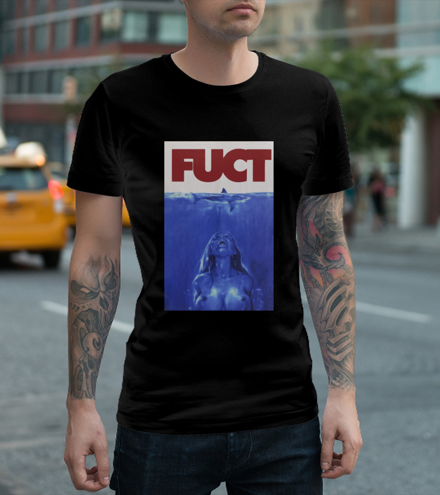 FUCT Jaws Parody Classic T-Shirt