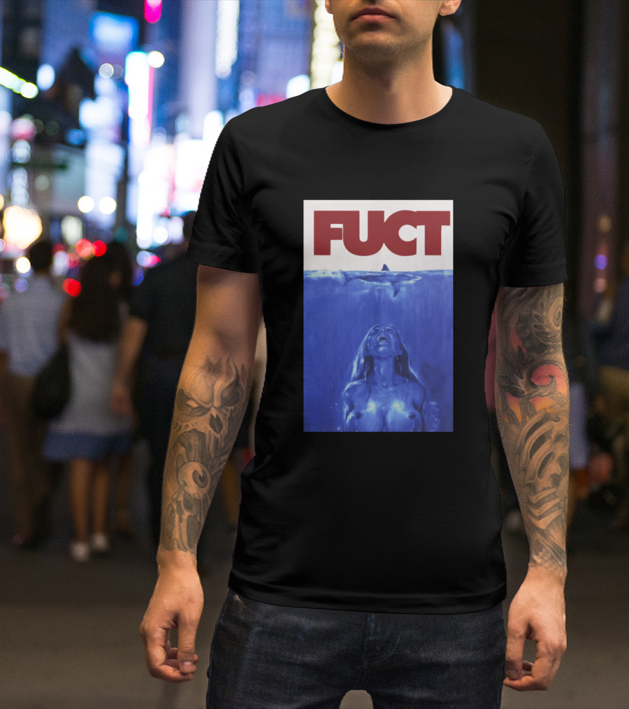 FUCT Jaws Parody Classic T-Shirt