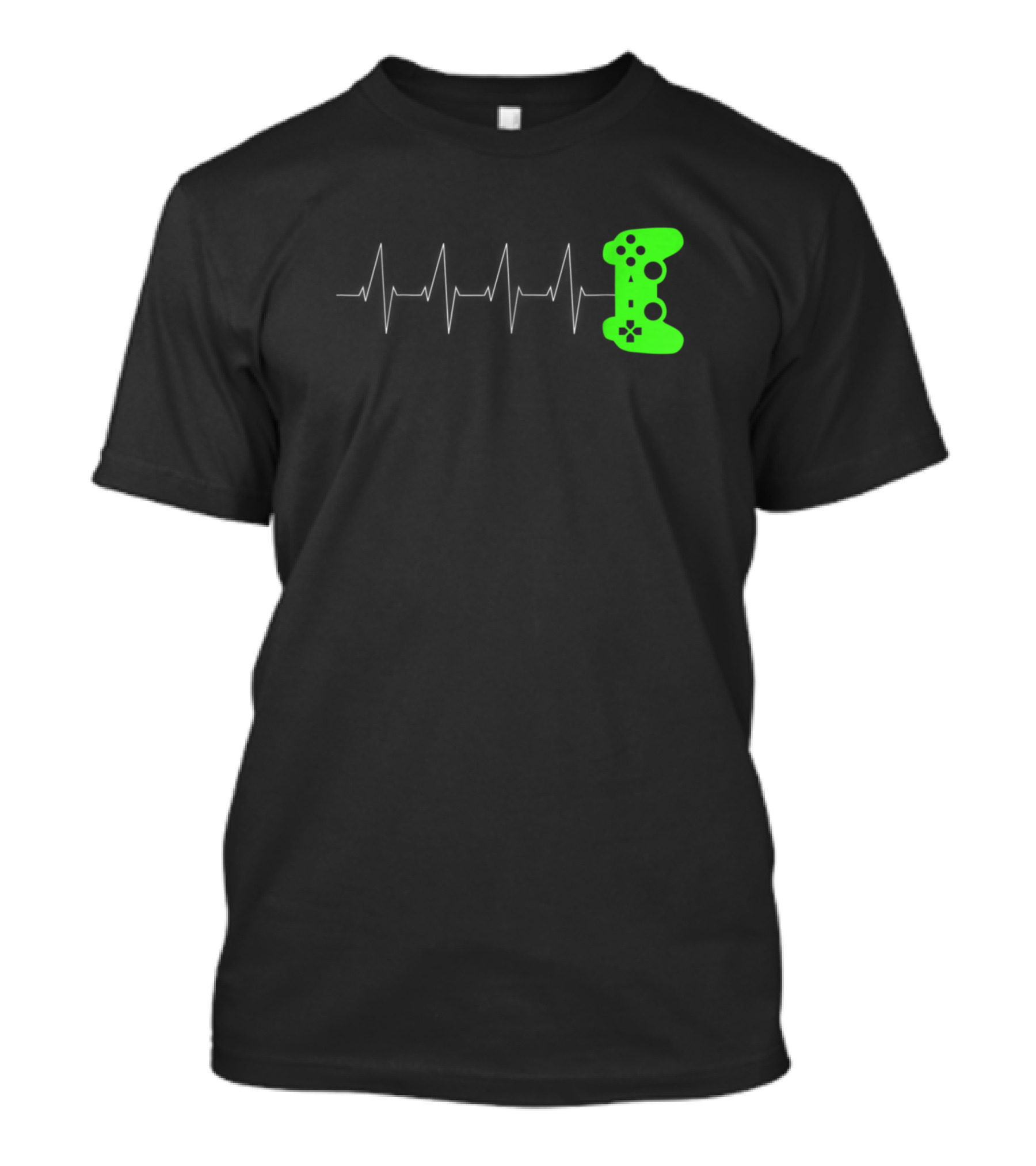 Heartbeat Controller For Gamer Heartbeat Video Game Lover T-Shirt