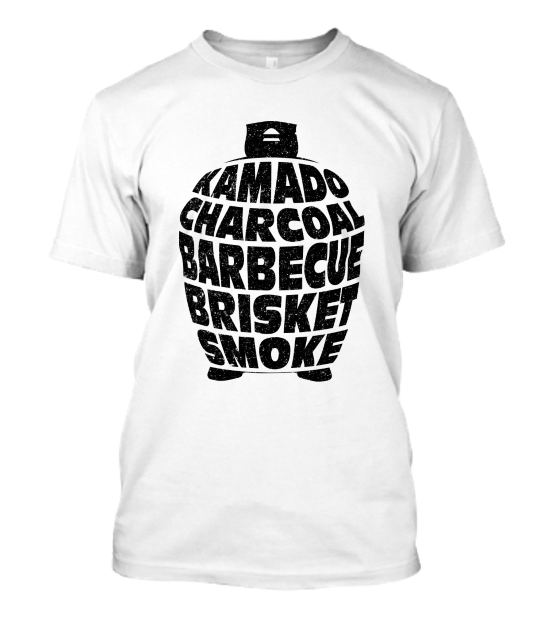 Kamado Charcoal Barbecue Brisket Smoke T-Shirt