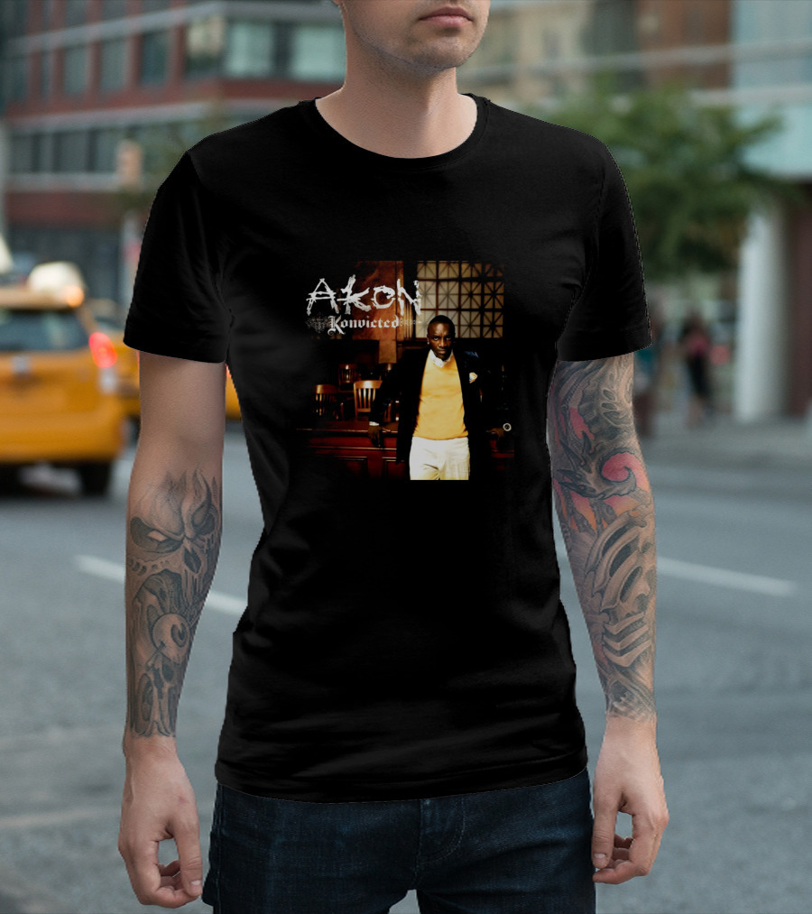 Akon Konvicted Album Cover T-Shirt