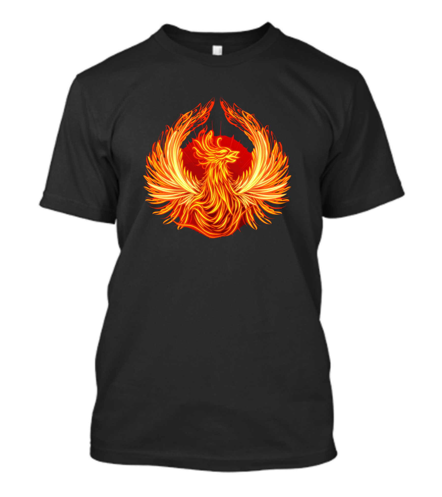 Phoenix Bird Fiery Wings Rising T-Shirt