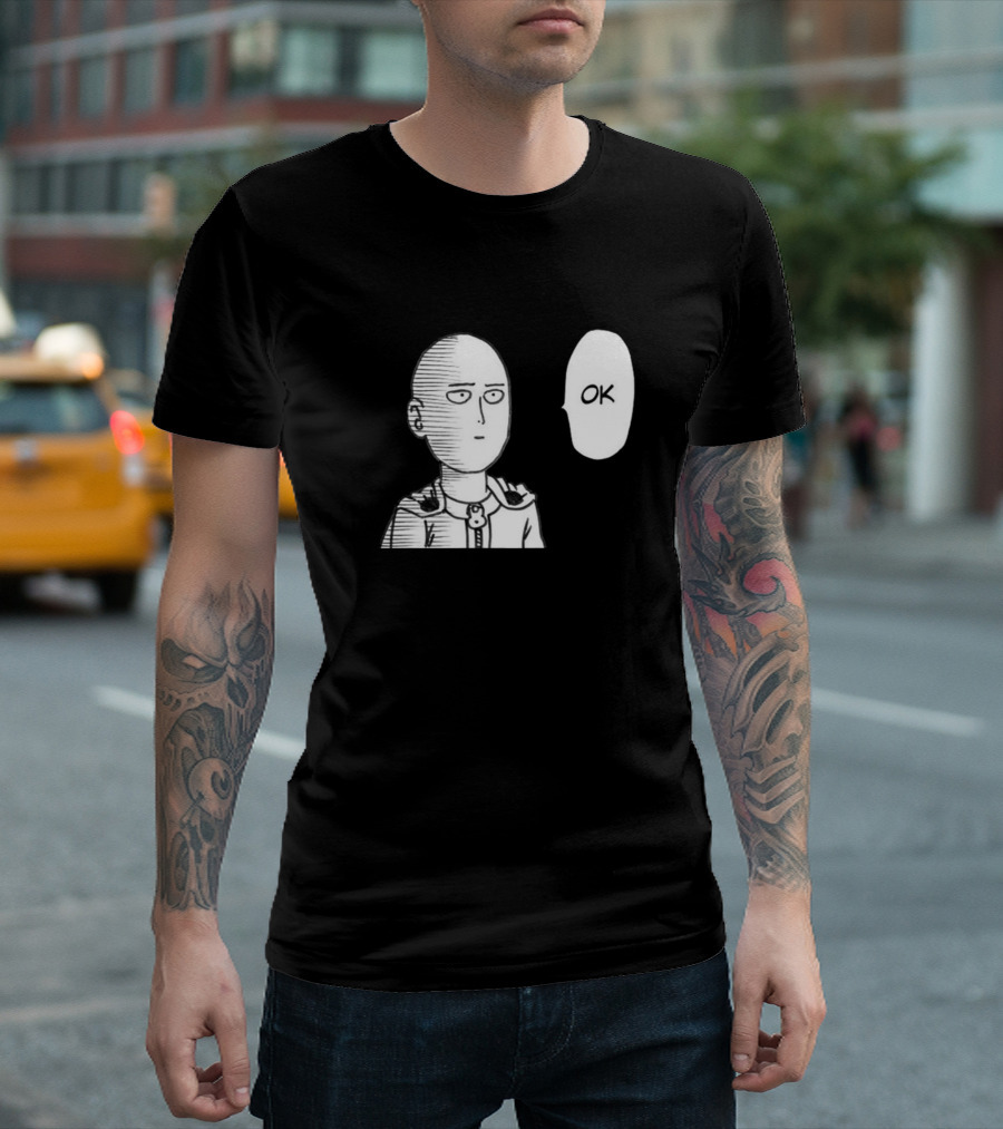 Saitama OK Meme One Punch Man T-Shirt