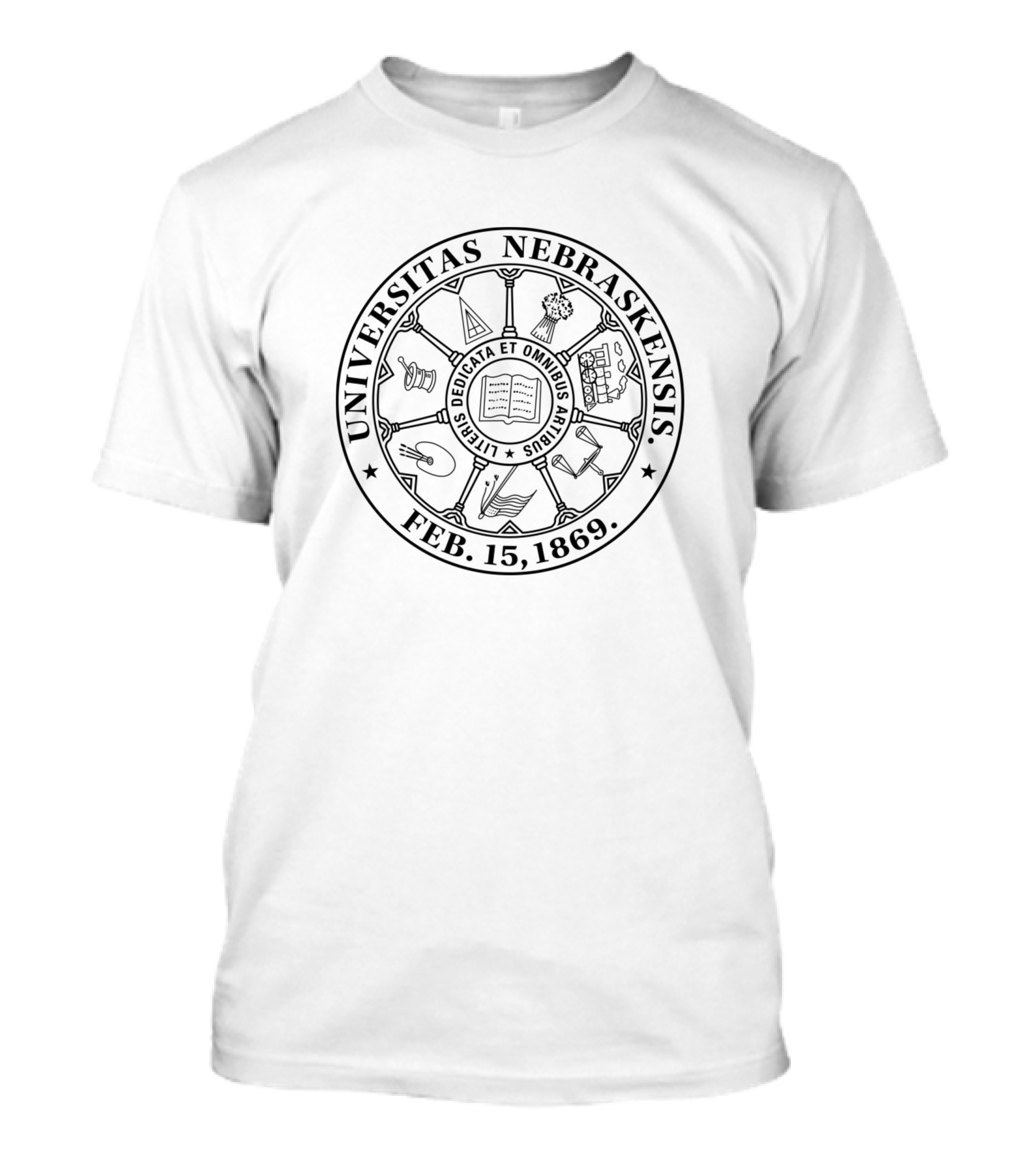 Universitas Nebraskensis Feb. 15, 1869 University Of Nebraska At Lincoln T-Shirt