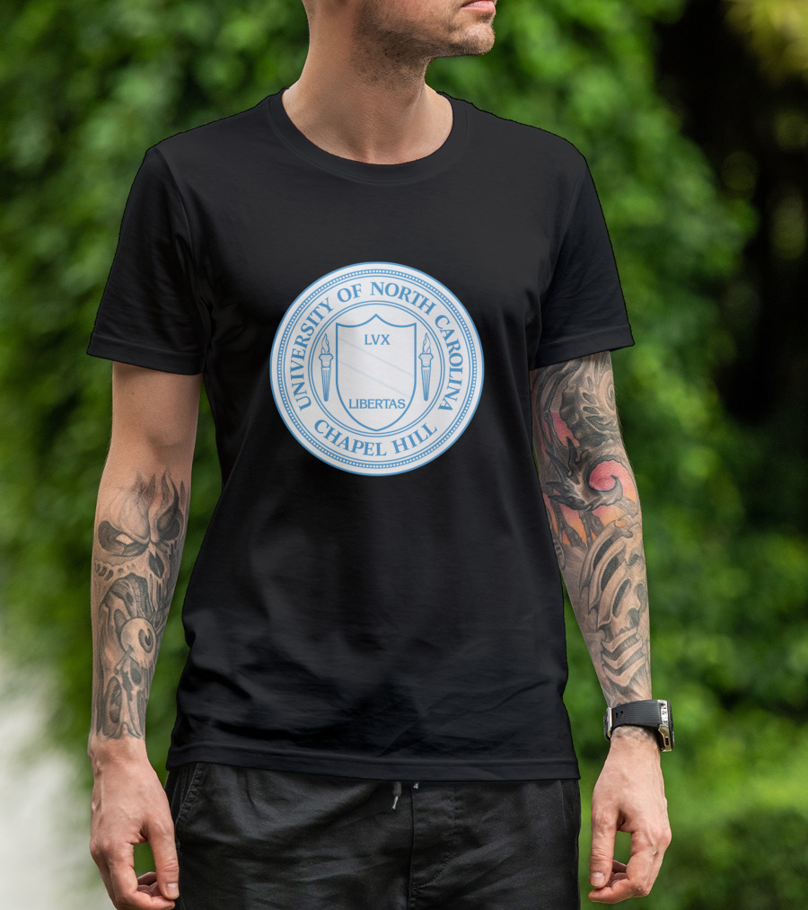 University Of North Carolina At Chapel Hill Seal LVX Libertas T-Shirt
