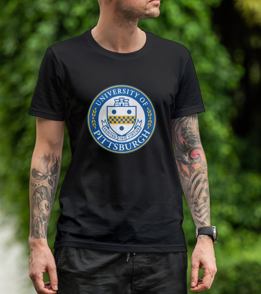 University Of Pittsburgh Veritas Virtus 1787 Seal T-Shirt