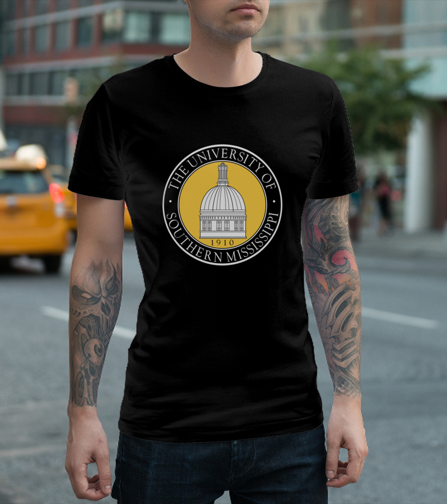 The University Of Southern Mississippi 1910 Seal Emblem T-Shirt