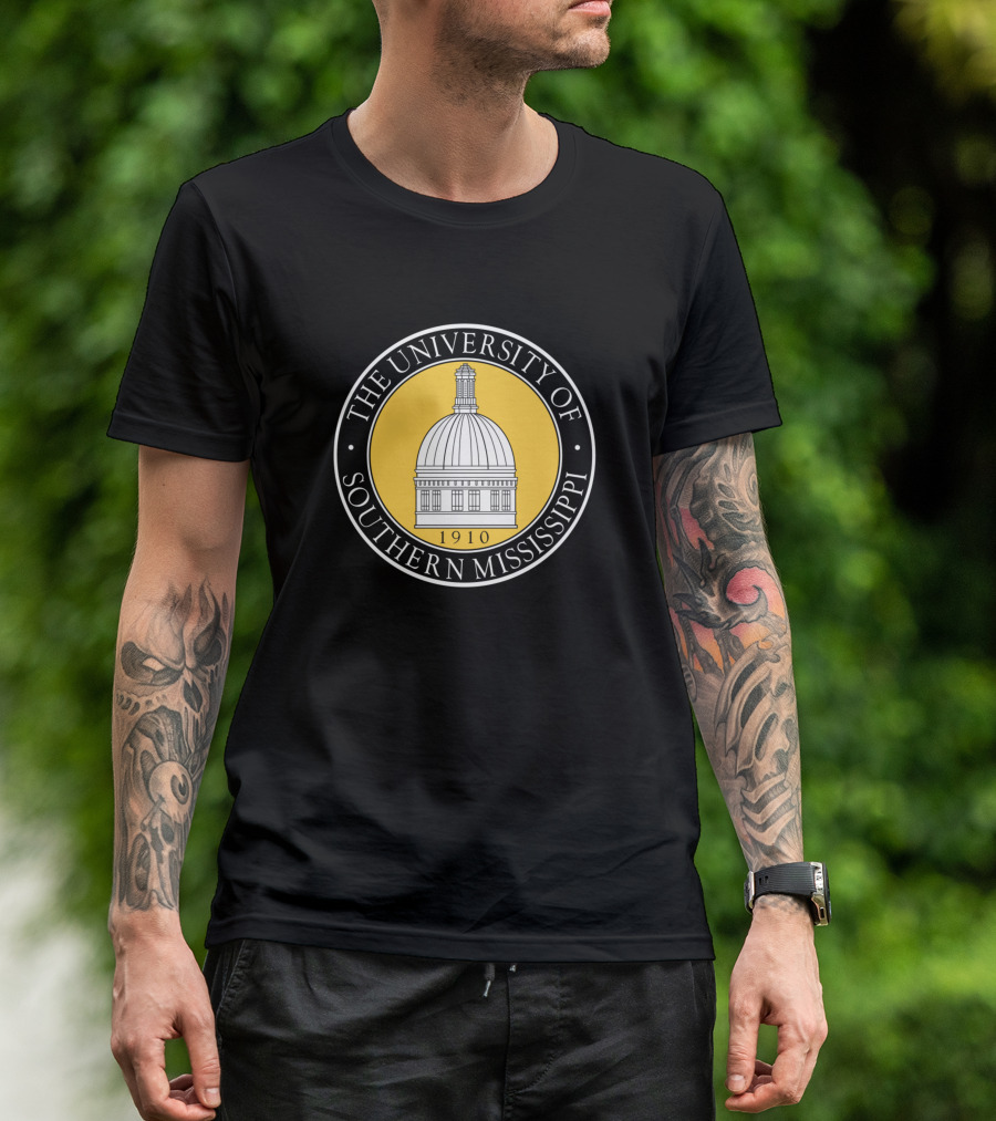 The University Of Southern Mississippi 1910 Seal Emblem T-Shirt