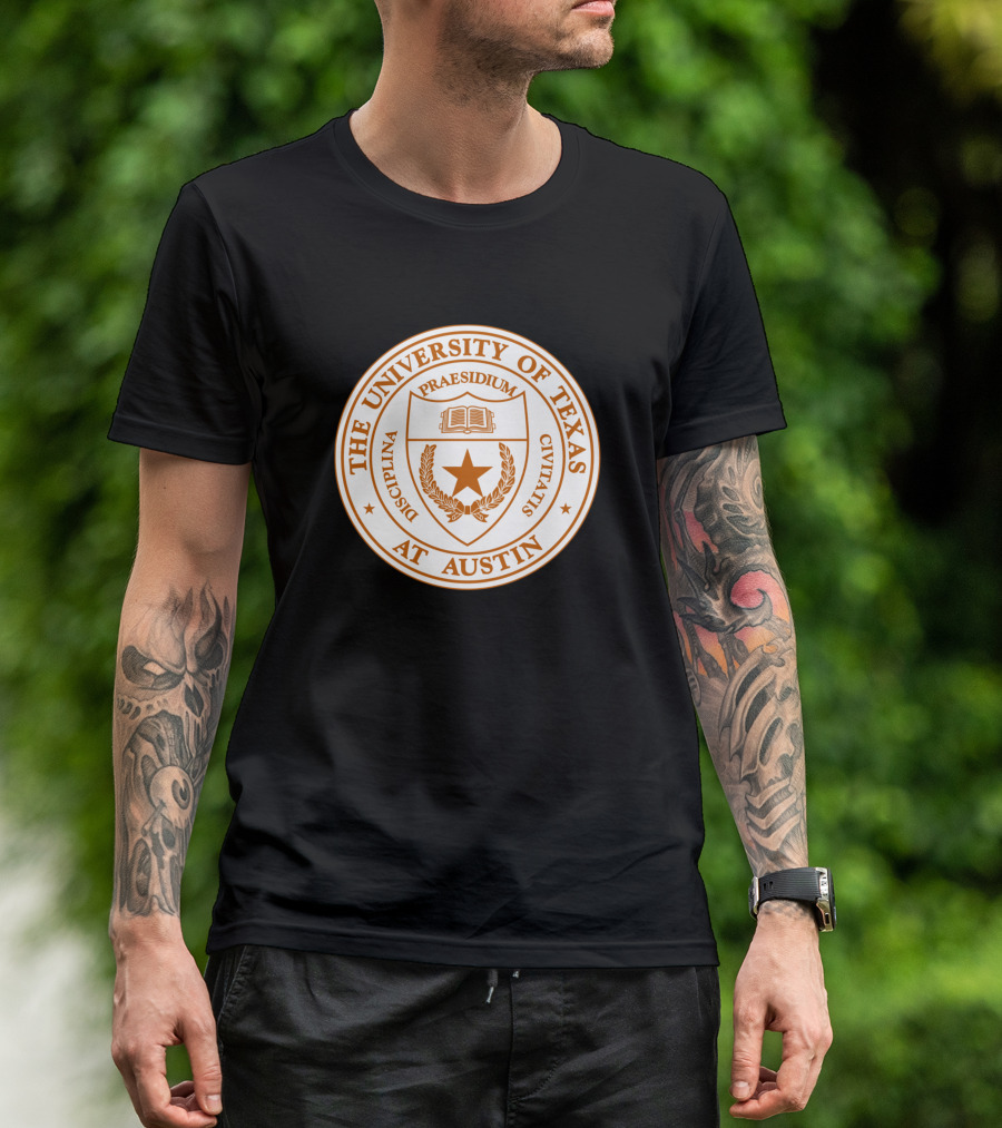 University Of Texas At Austin Seal Disciplina Praesidium Civitatis T-Shirt