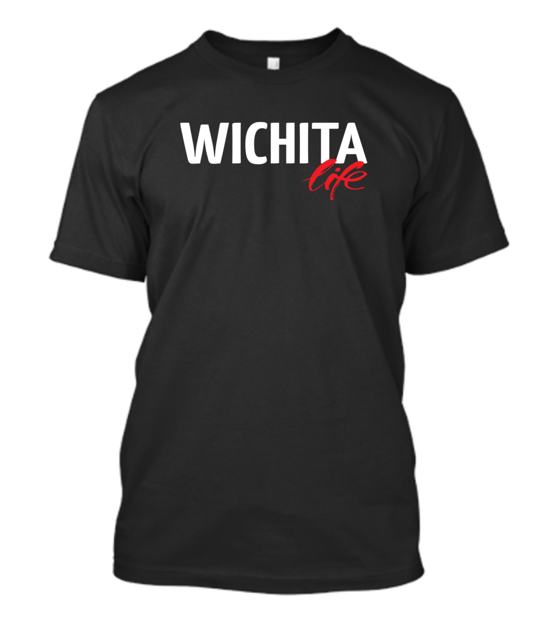 Wichita Life Typography T-Shirt