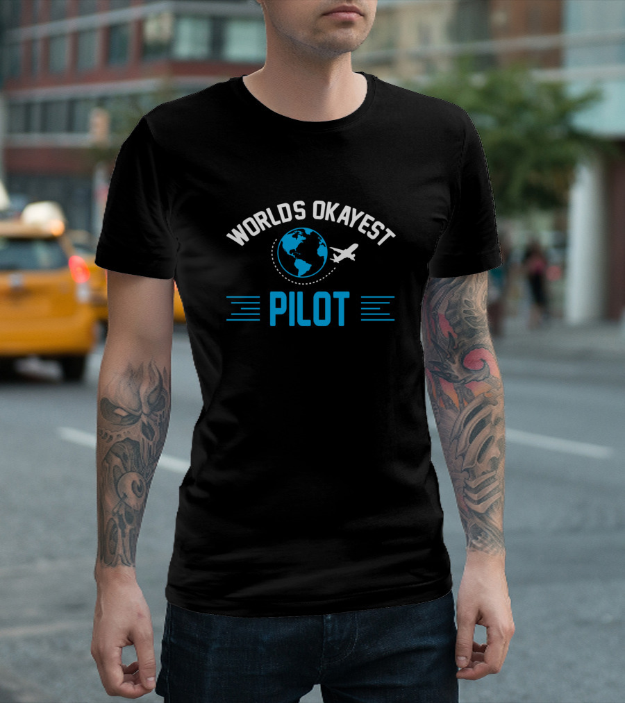 Worlds Okayest Pilot T-Shirt
