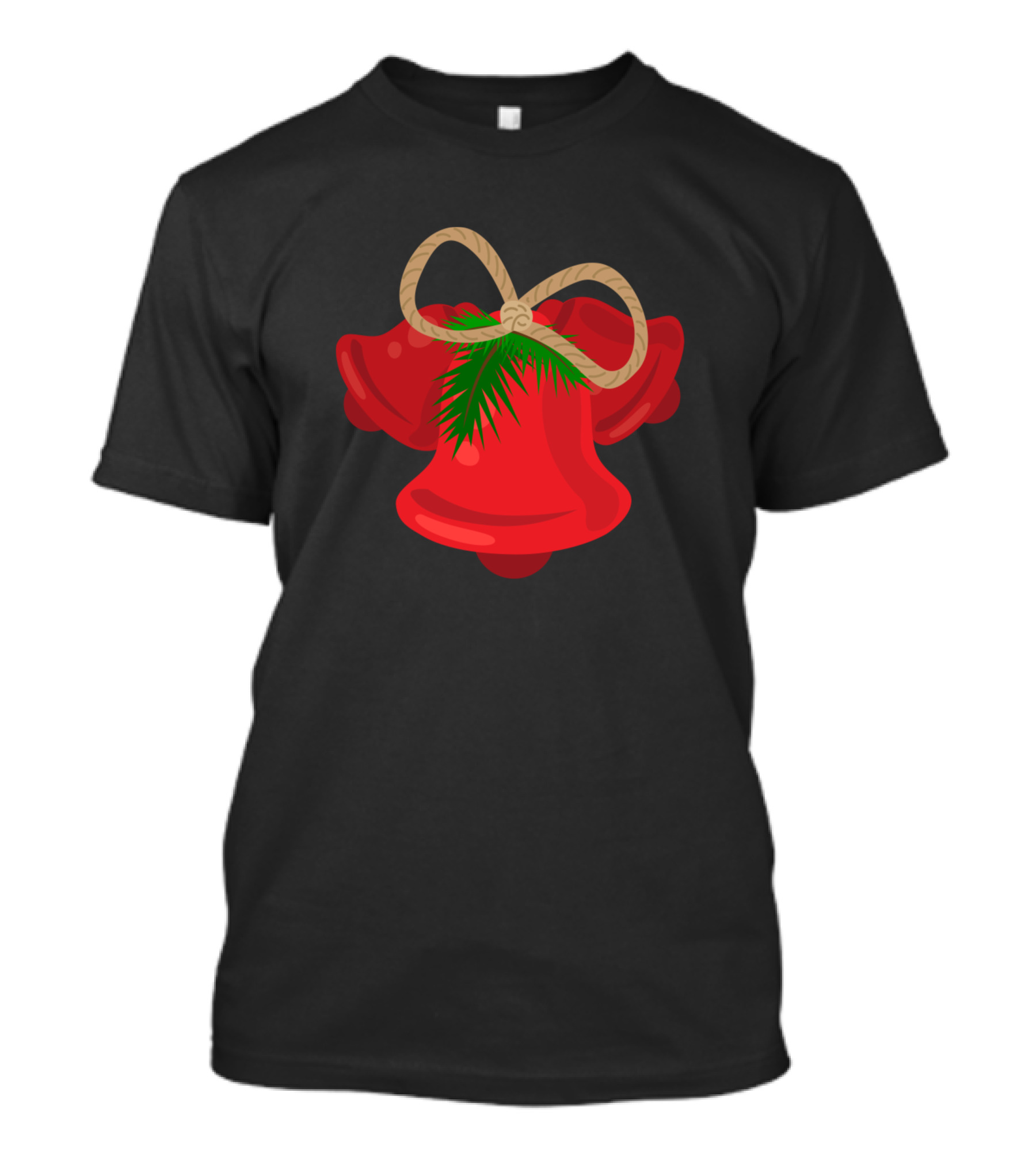 Christmas Bells Red Festive Holiday Decoration T-Shirt