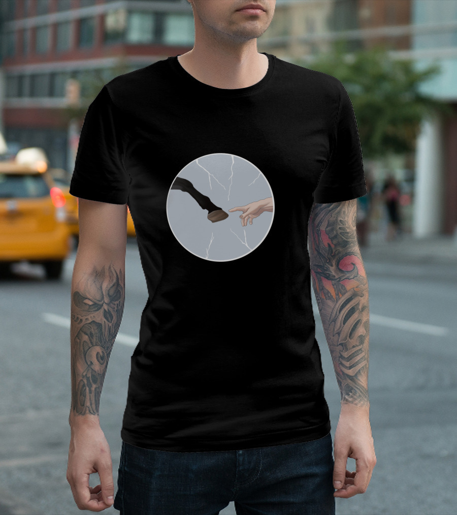 Creation of the Horse Hand and Hoof Lightning Connection T-Shirt