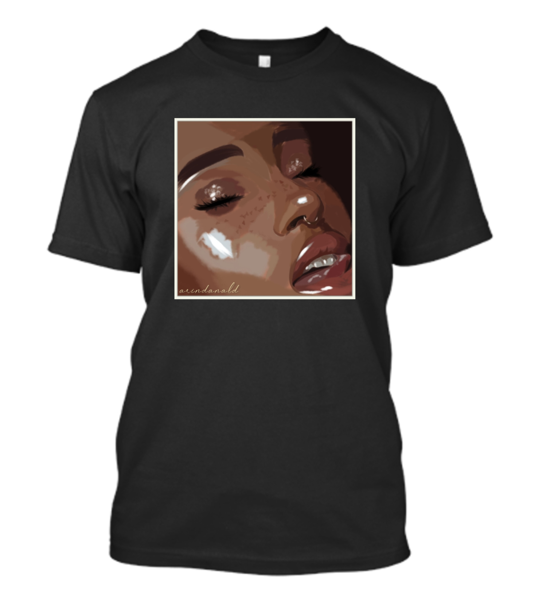Arindanald Custom Potrait Digital T-Shirt