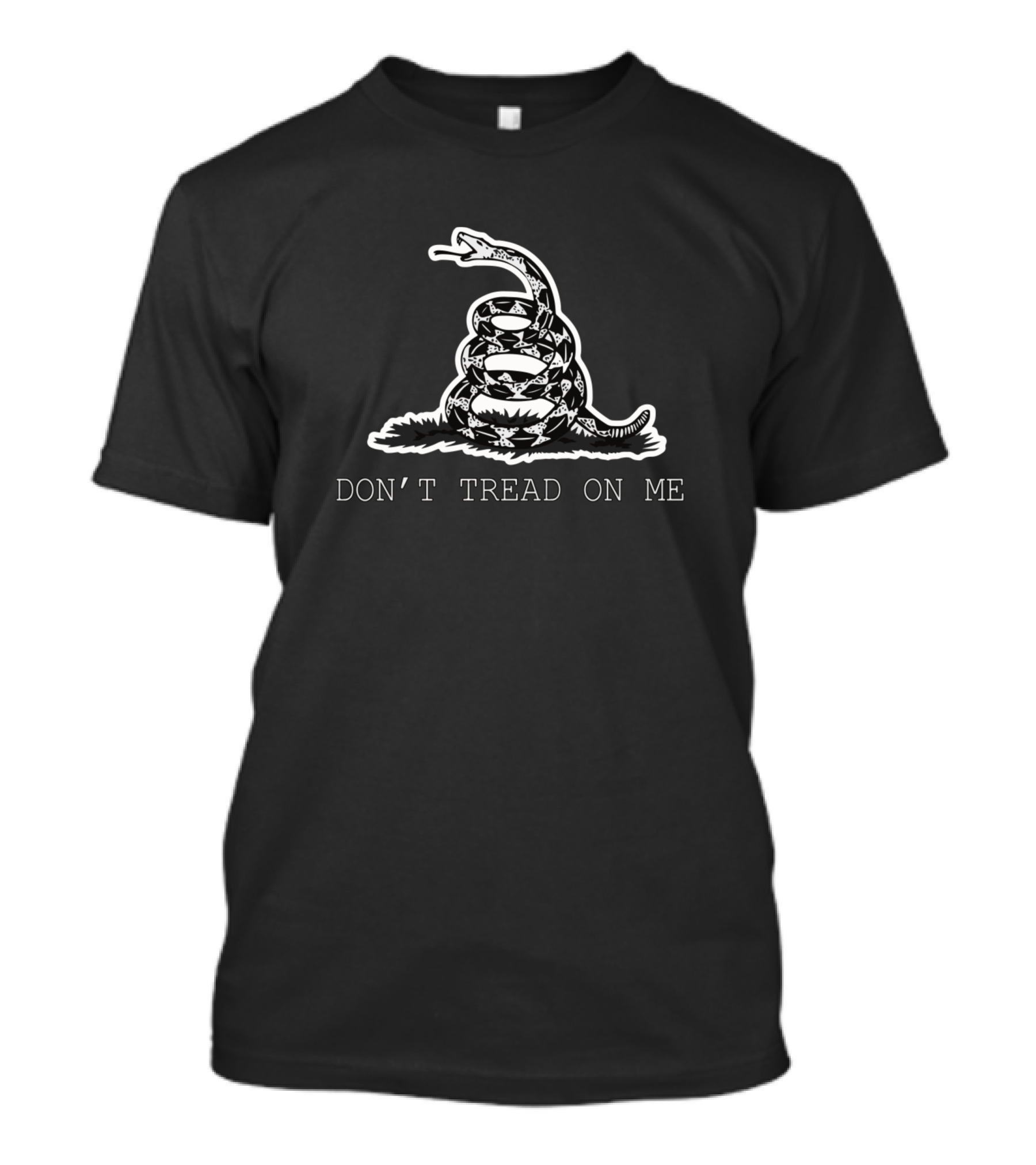 Don't Tread On Me Classic Gadsden Snake Emblem T-Shirt