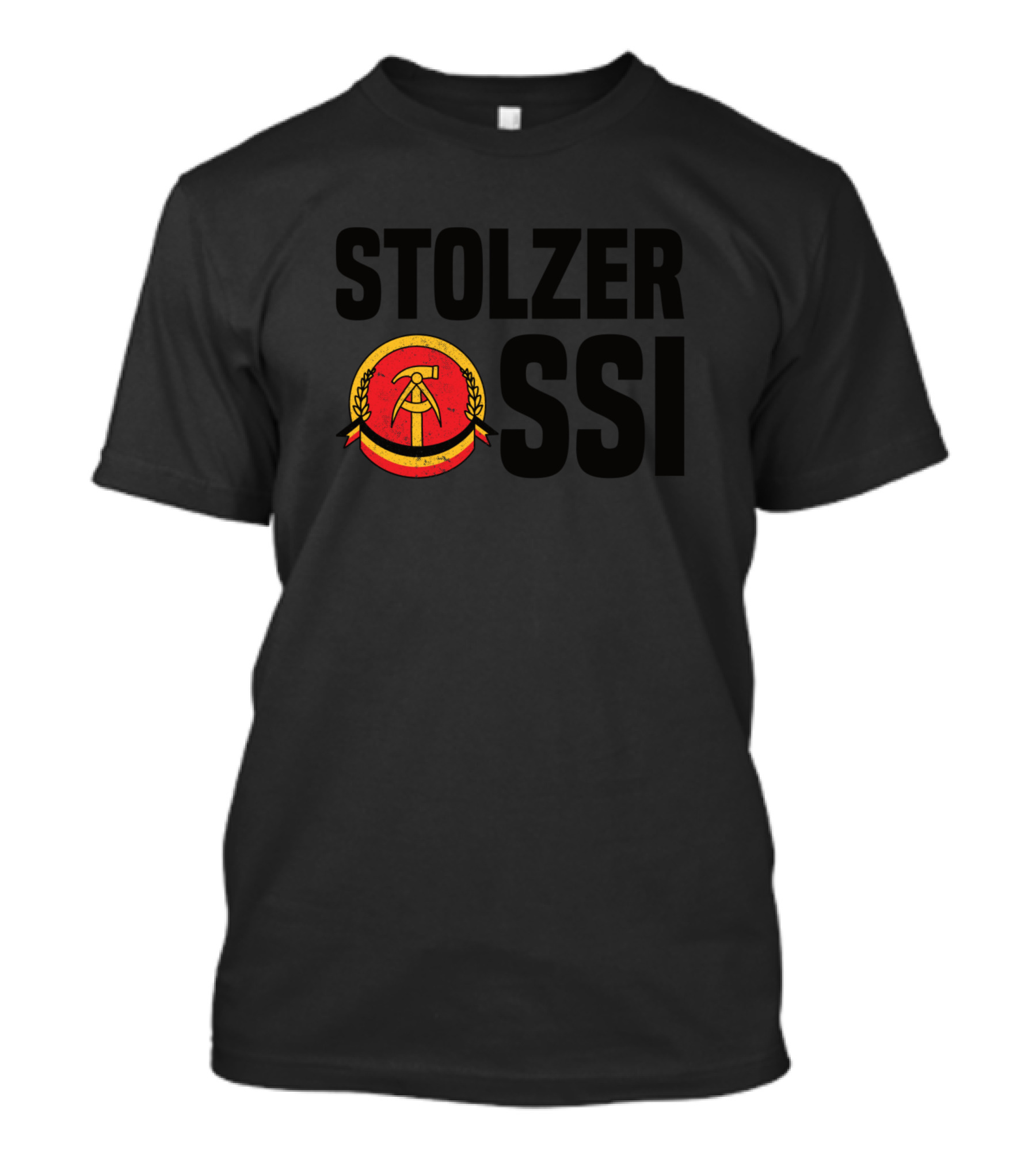 Stolzer Ossi East German Emblem And GDR Pride T-Shirt