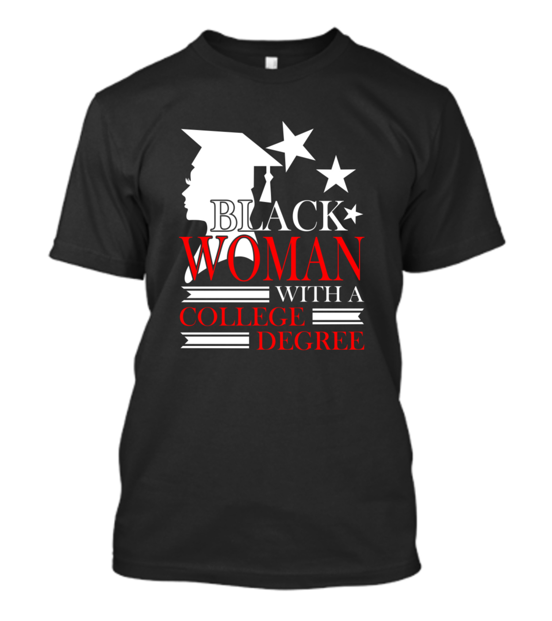 HBCU Pride Black Woman Graduated College Degree Empowerment T-Shirt