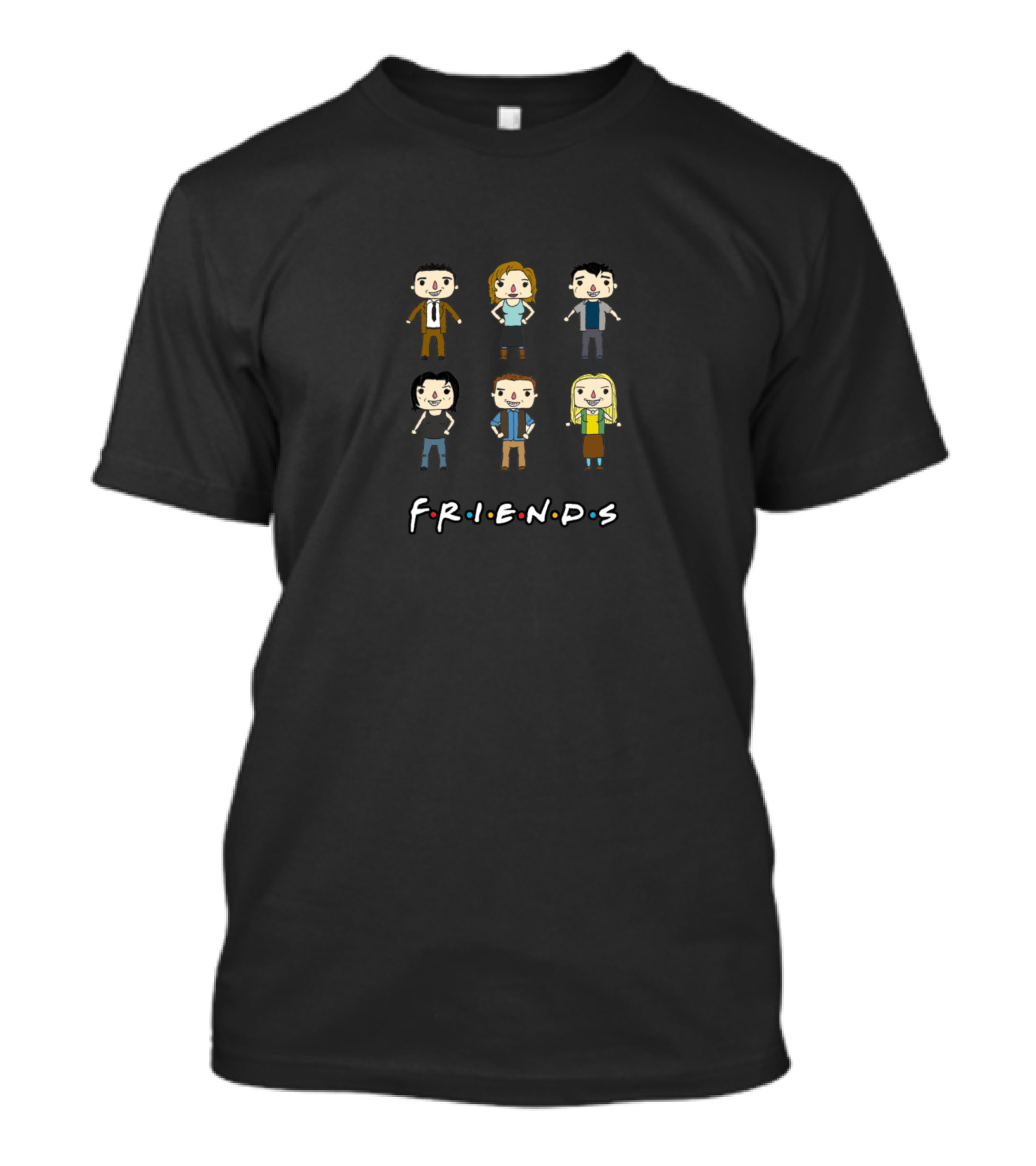Friends I'll Be There For You Characters T-Shirt