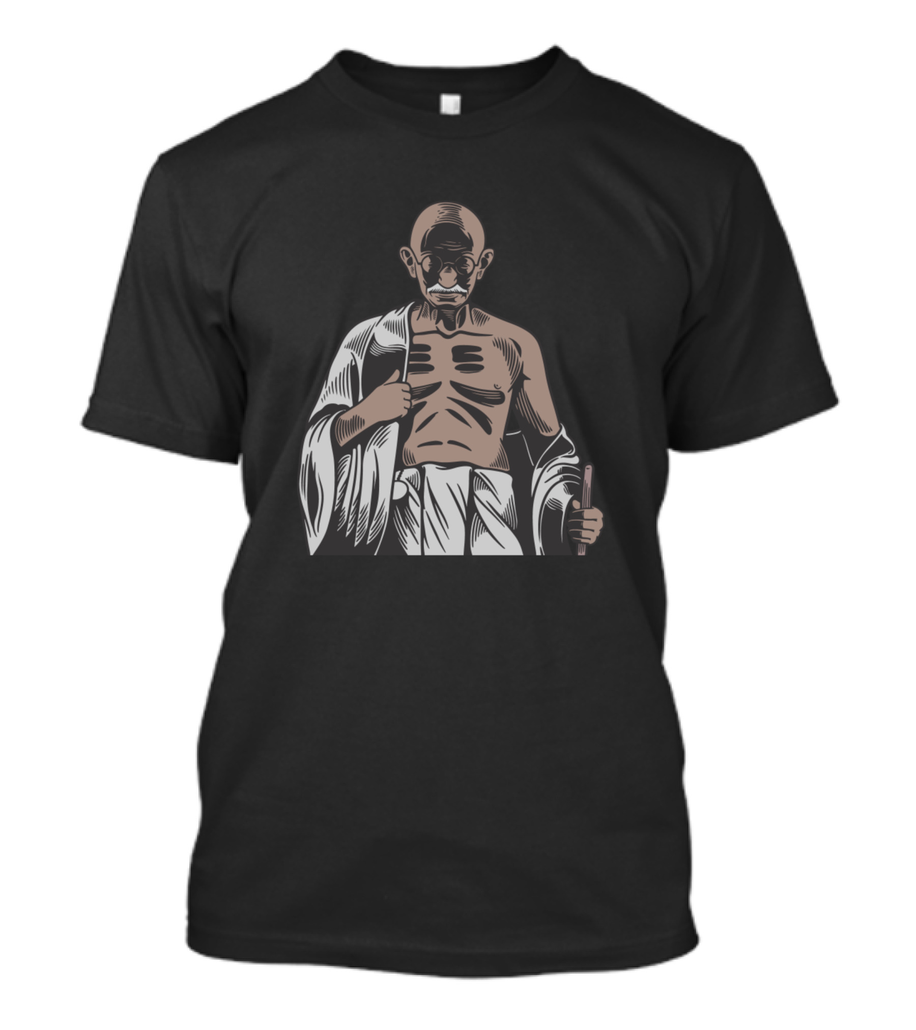 Mahatma Gandhi Iconic Figure T-Shirt