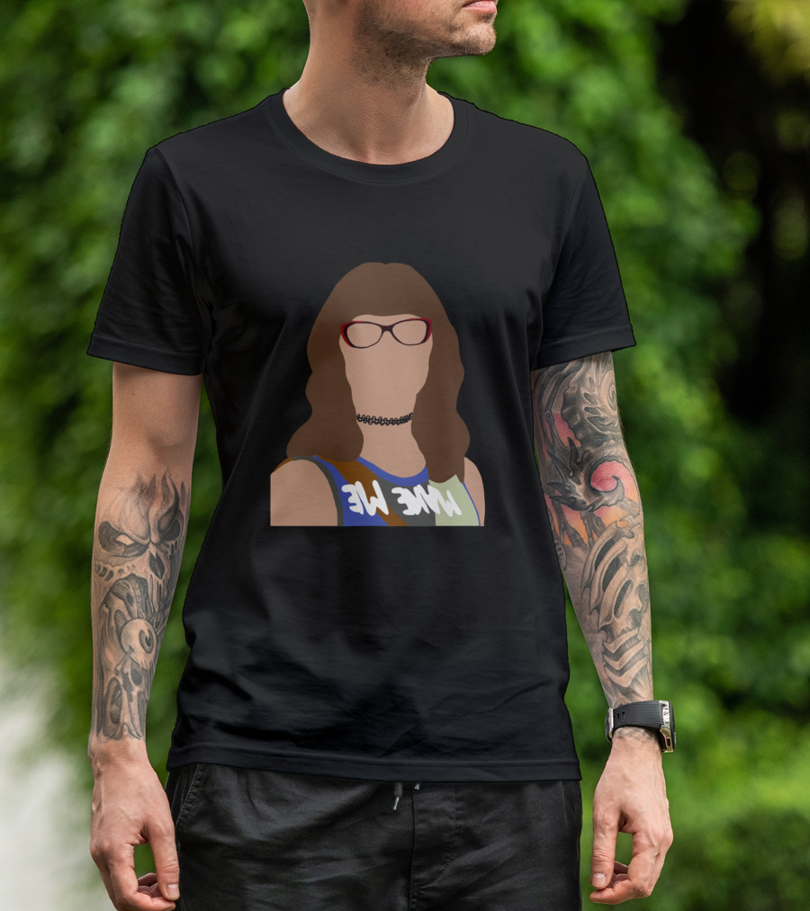 Svetlana Fisher Name Tag Glasses Choker T-Shirt