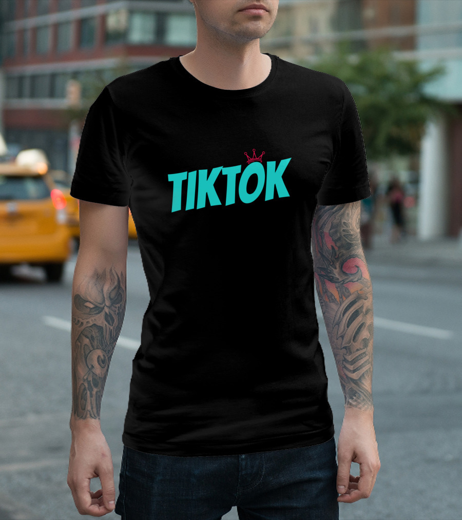 Tiktok Tiktoker Blogging Crown T-Shirt