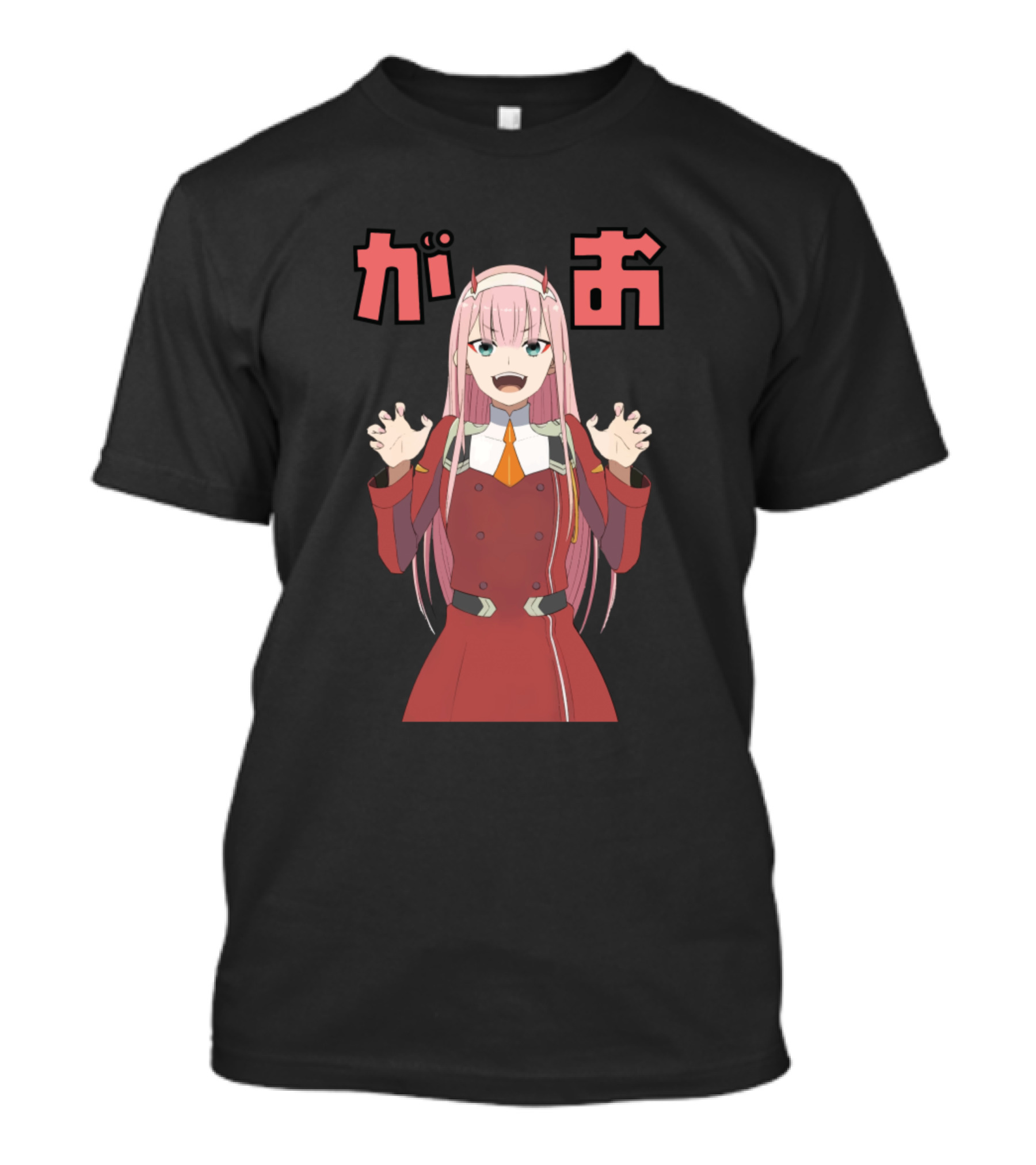 Zero Two Gao Darling In The Franxx Anime Character T-Shirt