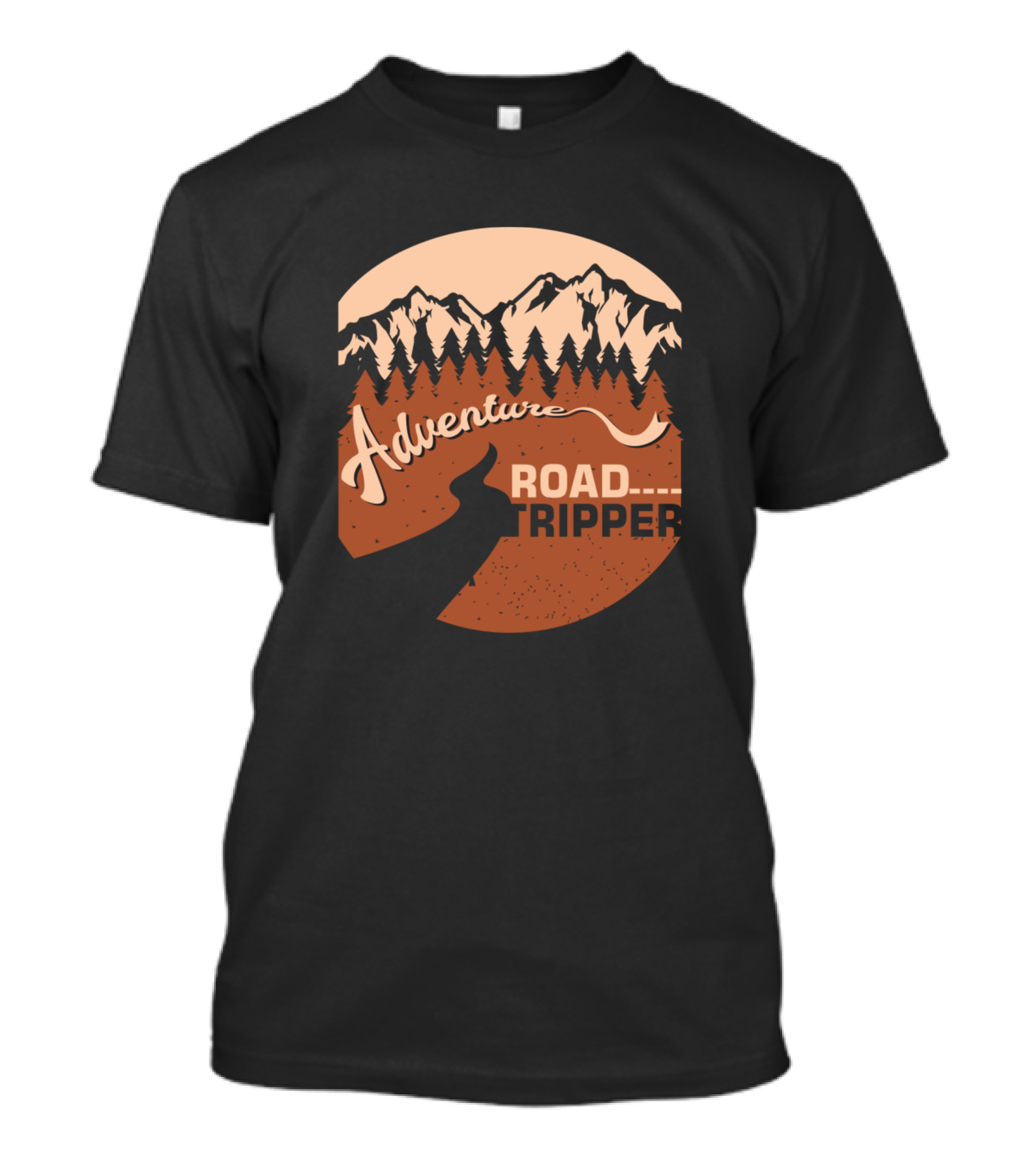 Adventure Road Tripper Scenic Mountain Journey T-Shirt