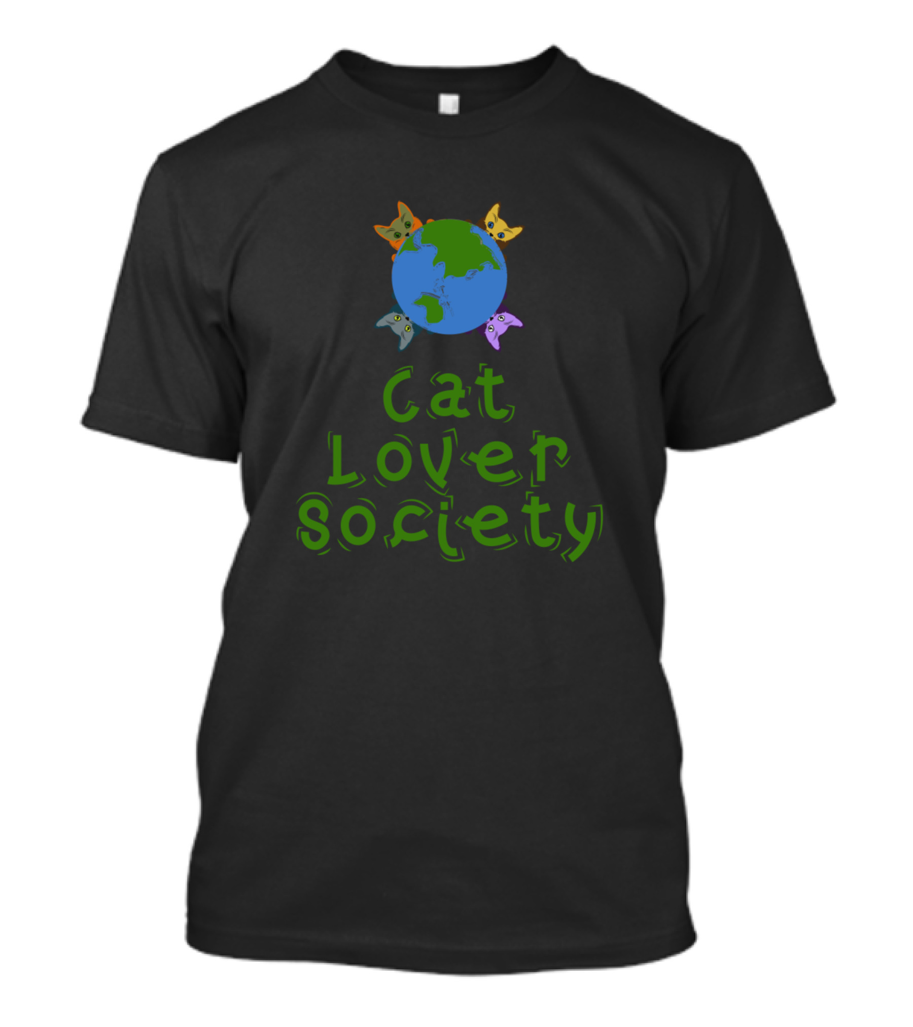 Cat Lover Society Global Cats T-Shirt