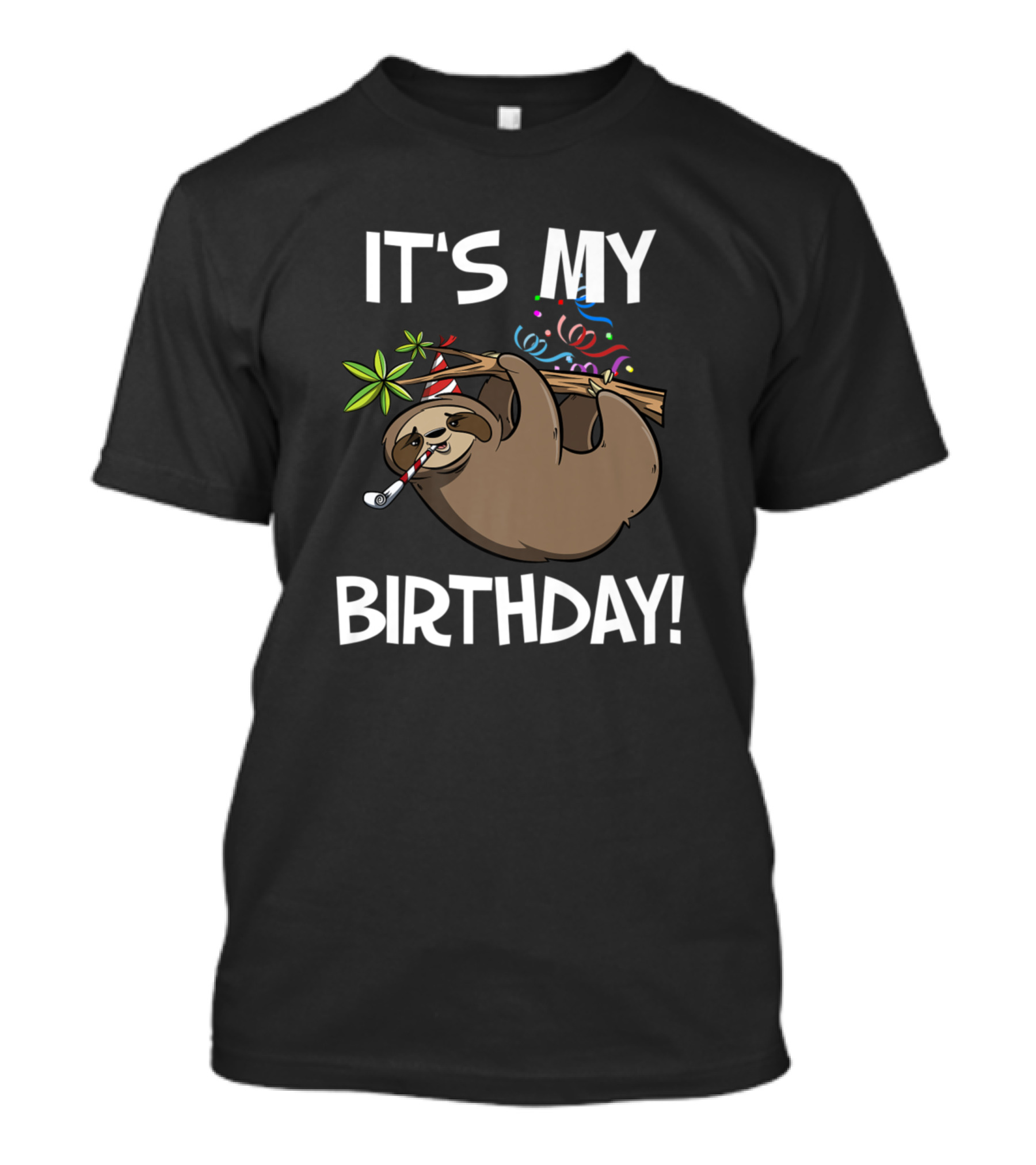 It's My Birthday Sloth Party T-Shirt
