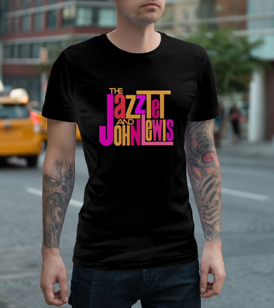 The Jazztet and John Lewis Vintage Lettering T-Shirt