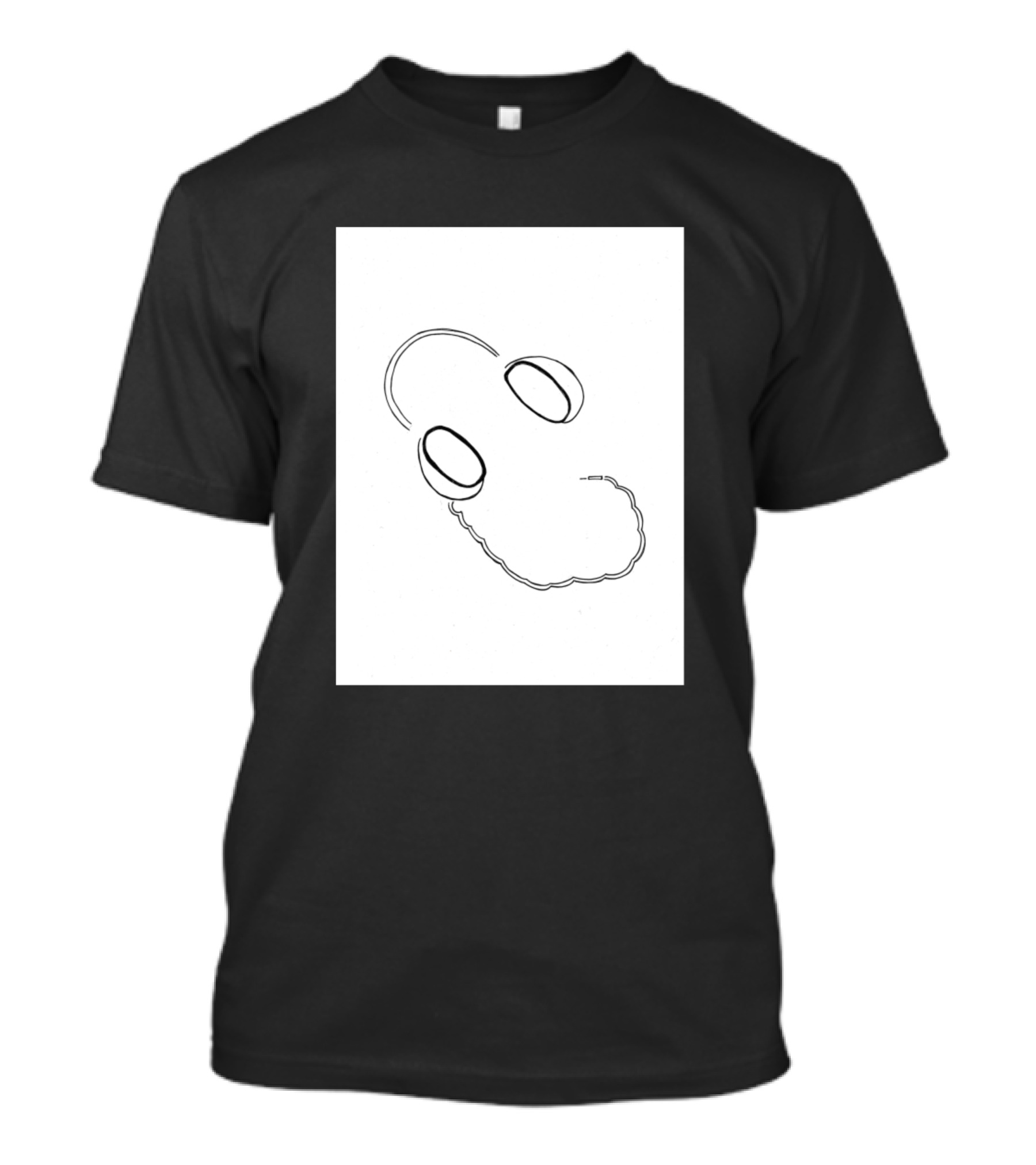 Listen You Might Learn Something Headphones Minimalist T-Shirt