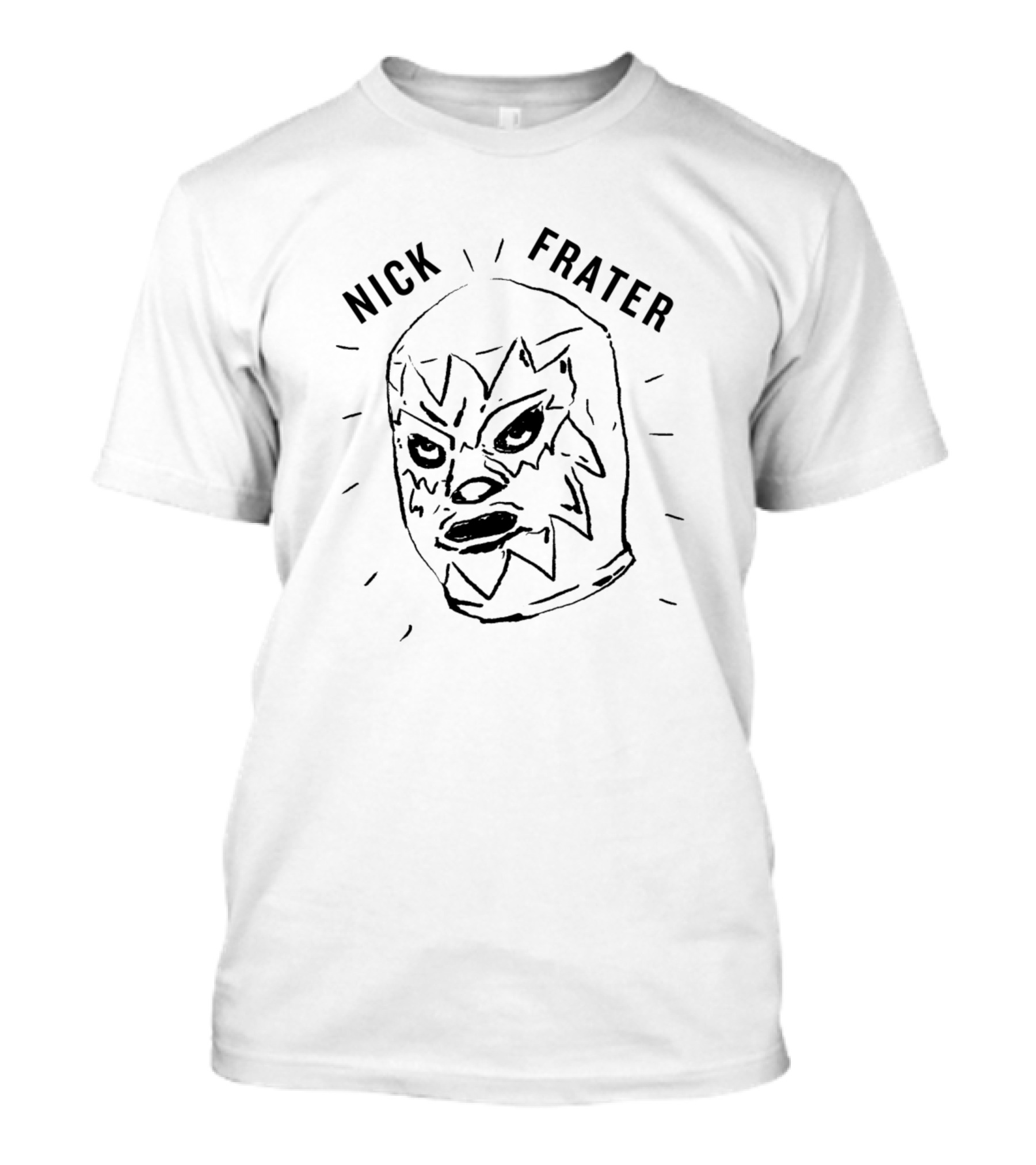 Nick Frater Lucha Libre Mask Wrestler T-Shirt