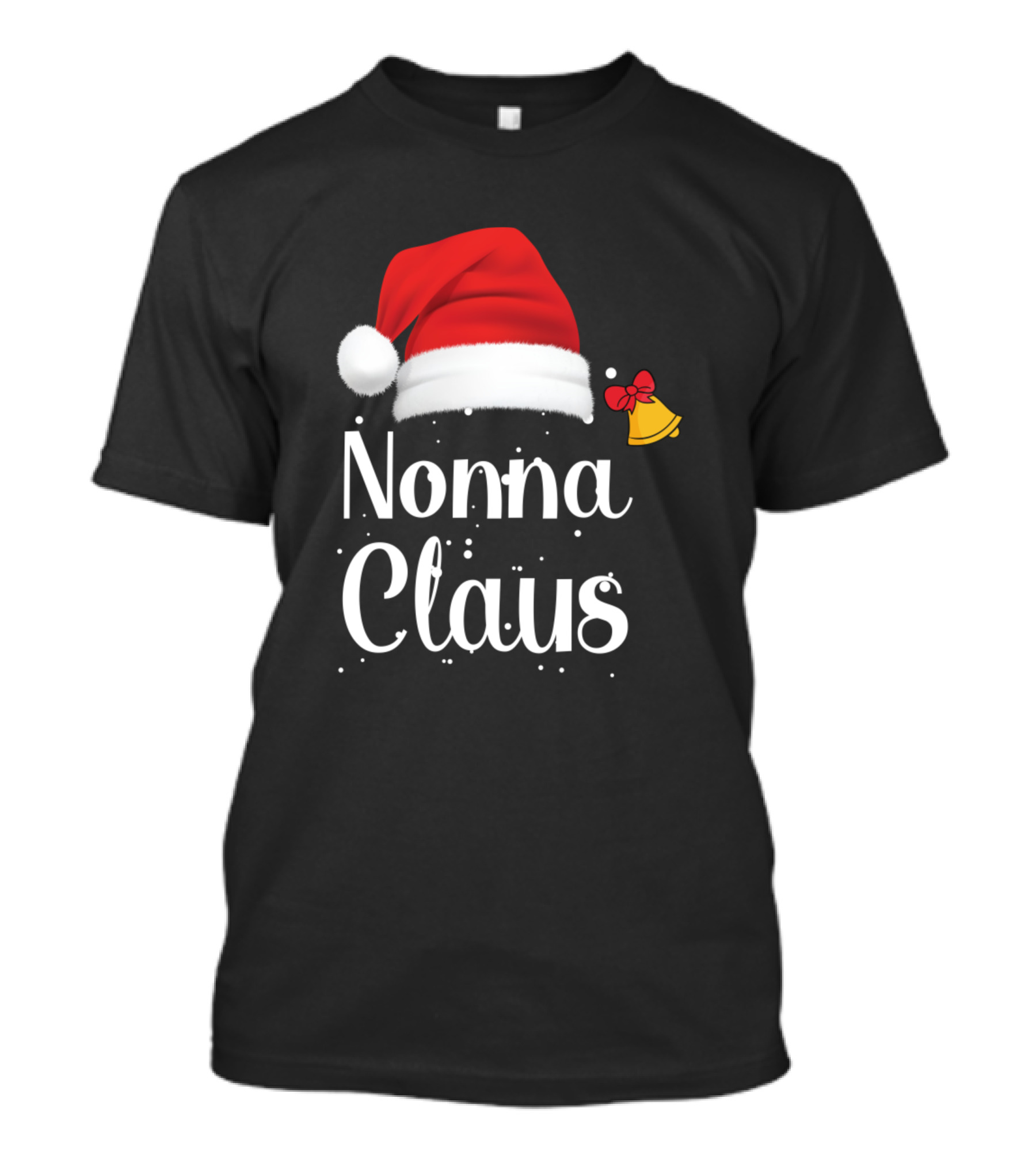 Nonna Claus Santa Hat Bell T-Shirt