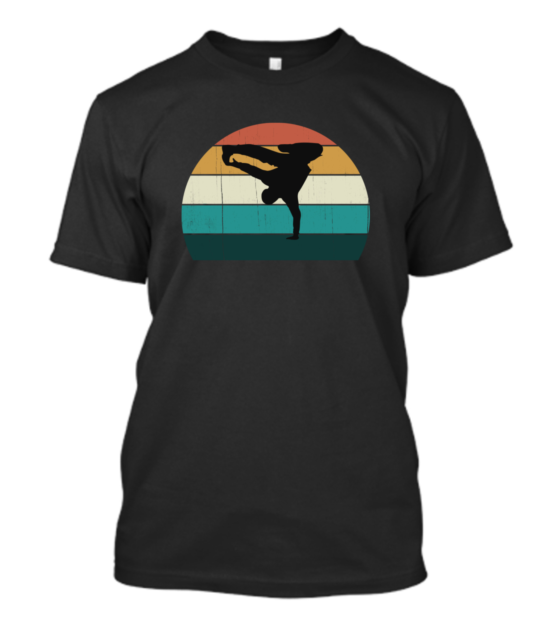 Retro Dance Routine Dancer Vintage Sunset T-Shirt