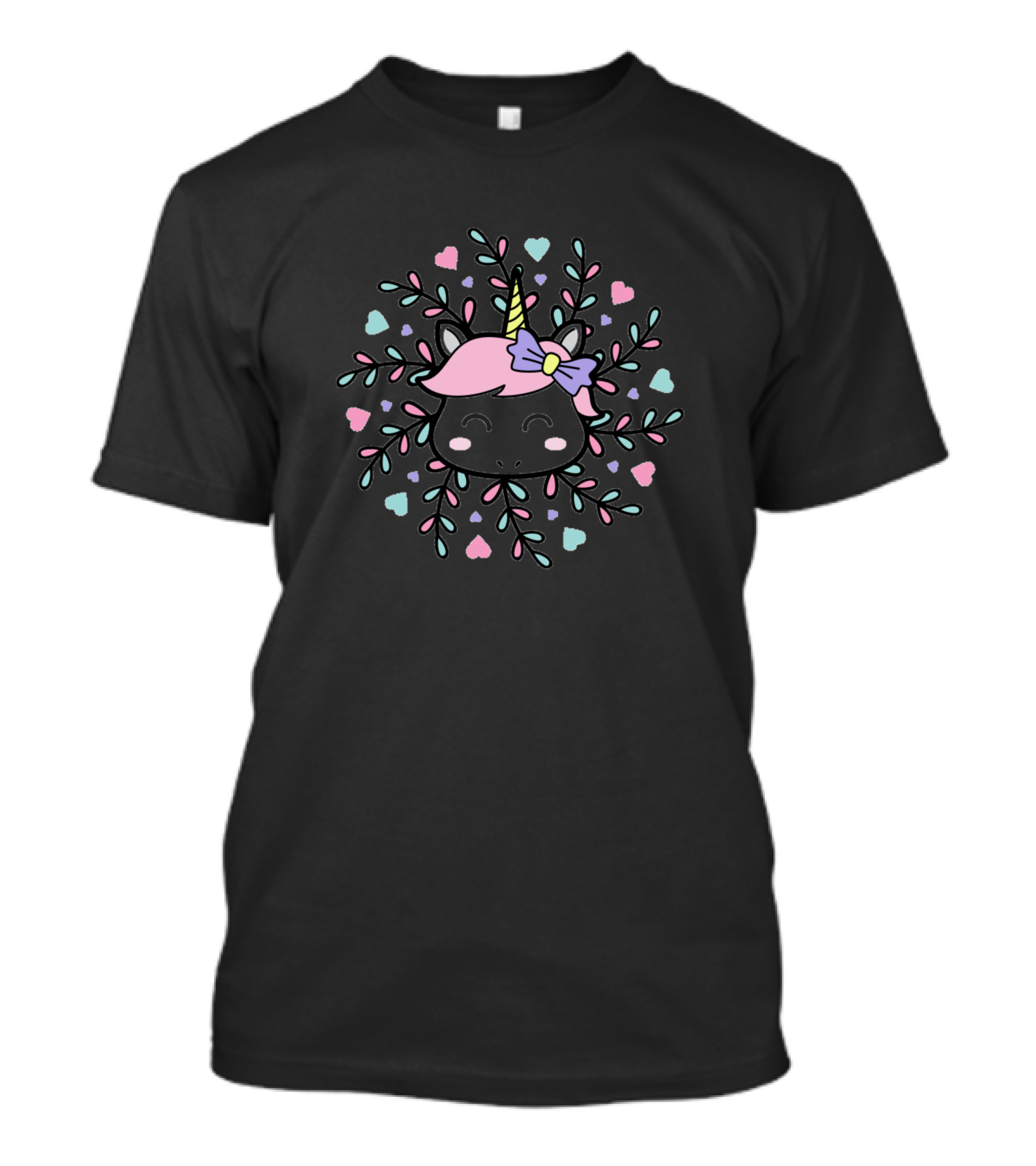Unicorn Love Heart Sprinkles Whimsical Magic T-Shirt