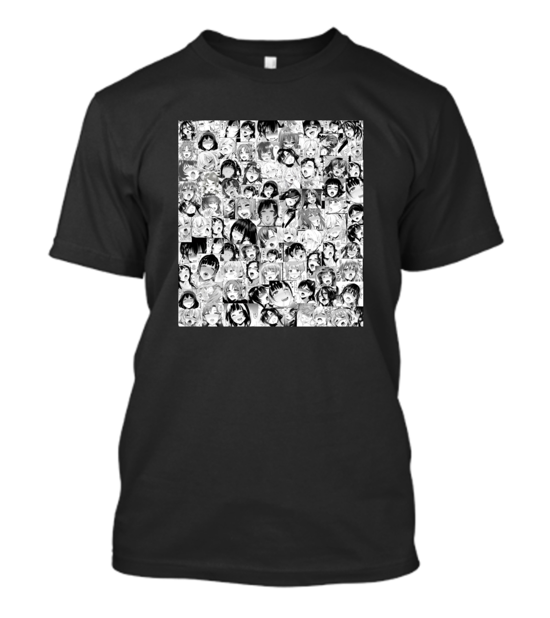 Ahegao Anime Expressions Compilation T-Shirt
