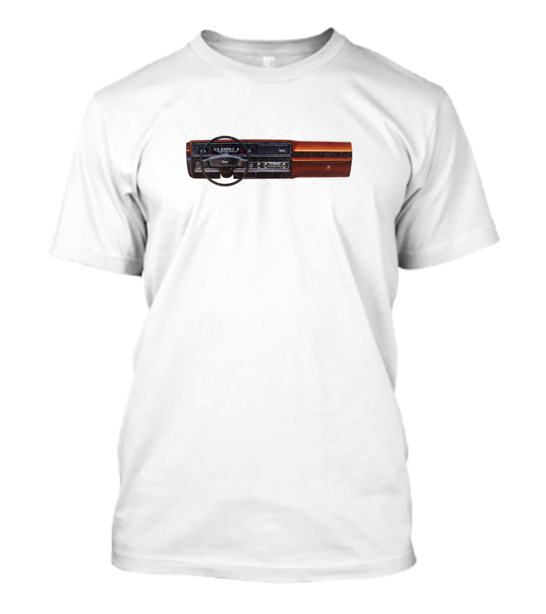 Chevrolet Vega Dashboard Vintage Steering Wheel Instrument Panel T-Shirt