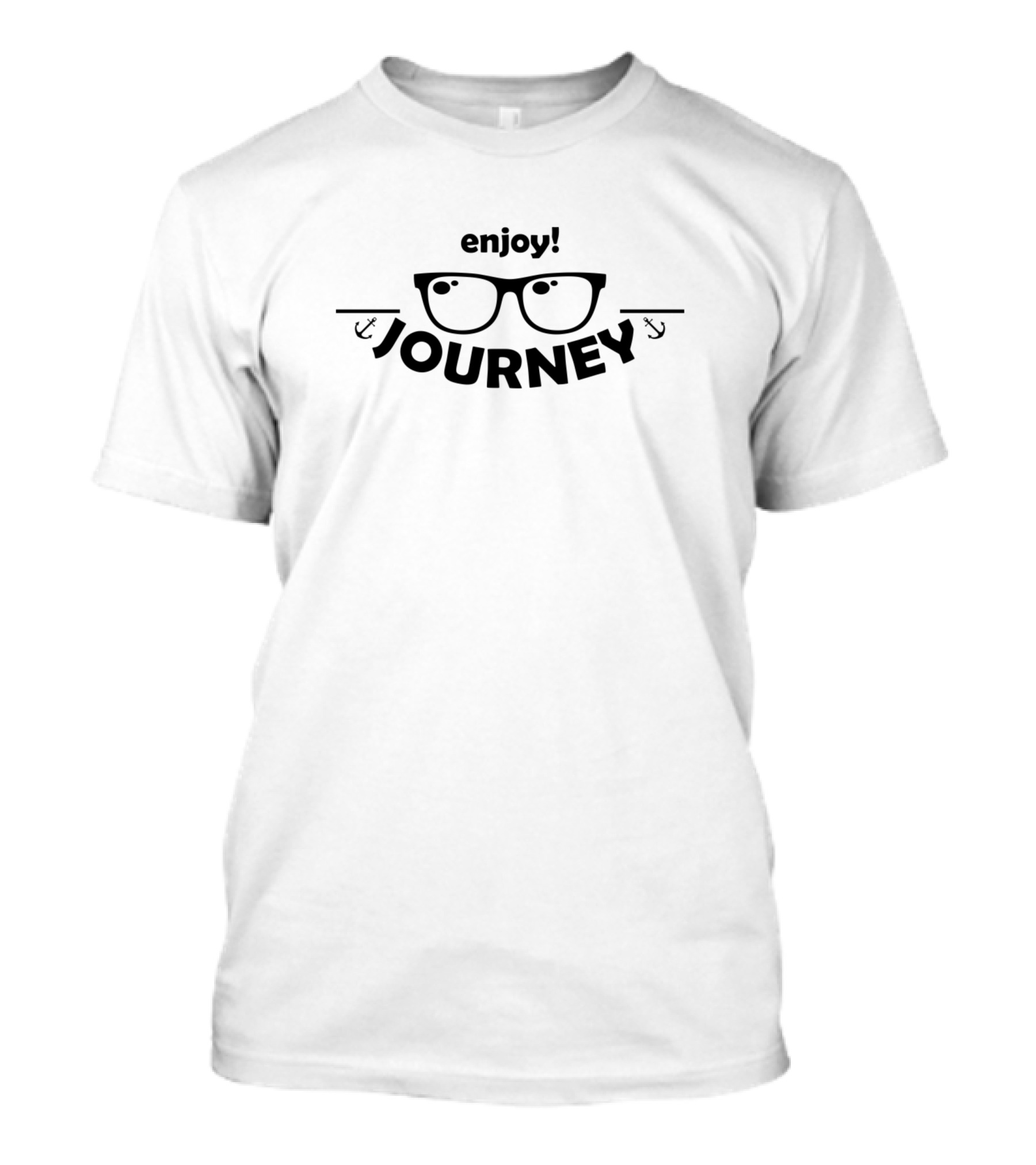 Enjoy Journey Glasses Anchors T-Shirt
