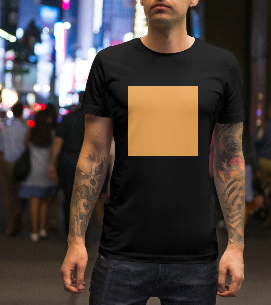 Golden Orange Marigold Square T-Shirt