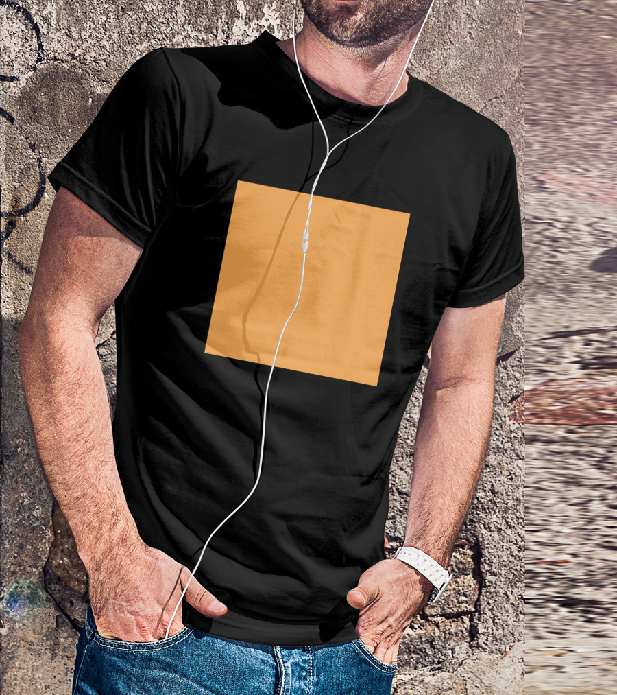 Golden Orange Marigold Square T-Shirt