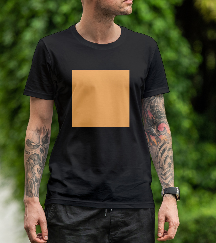 Golden Orange Marigold Square T-Shirt